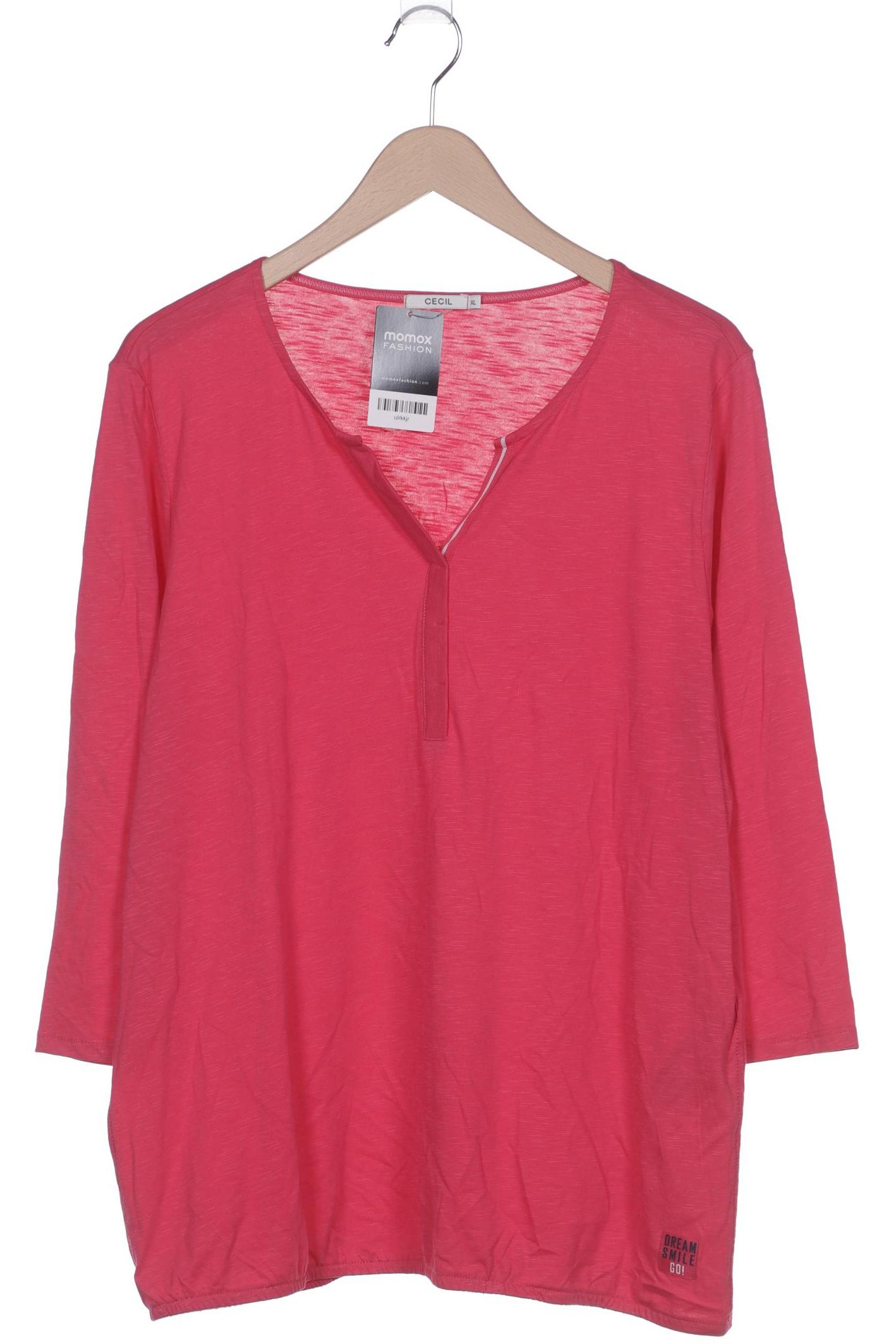 

Cecil Damen Langarmshirt, pink, Gr. 44