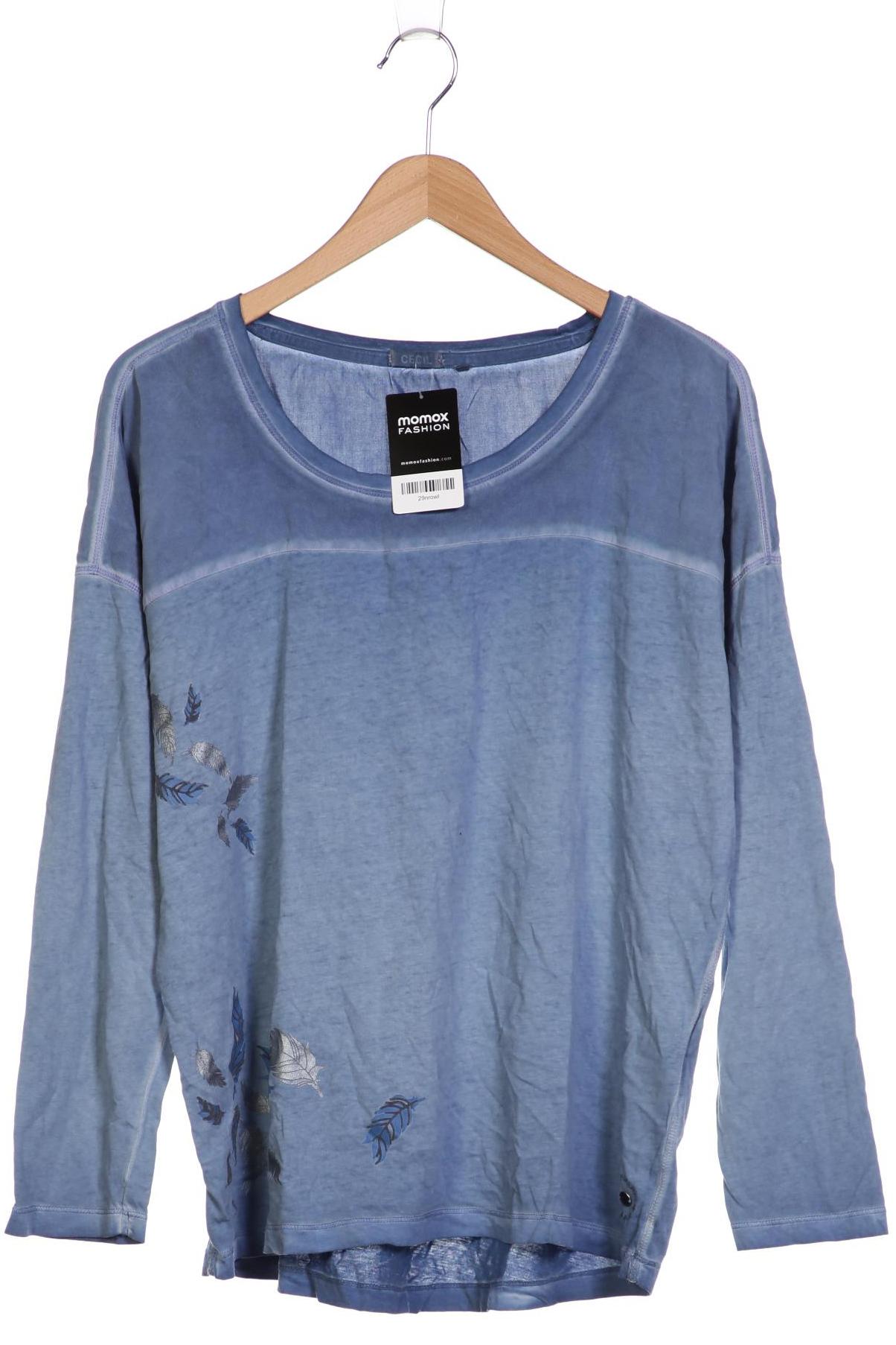 

Cecil Damen Langarmshirt, blau, Gr. 44