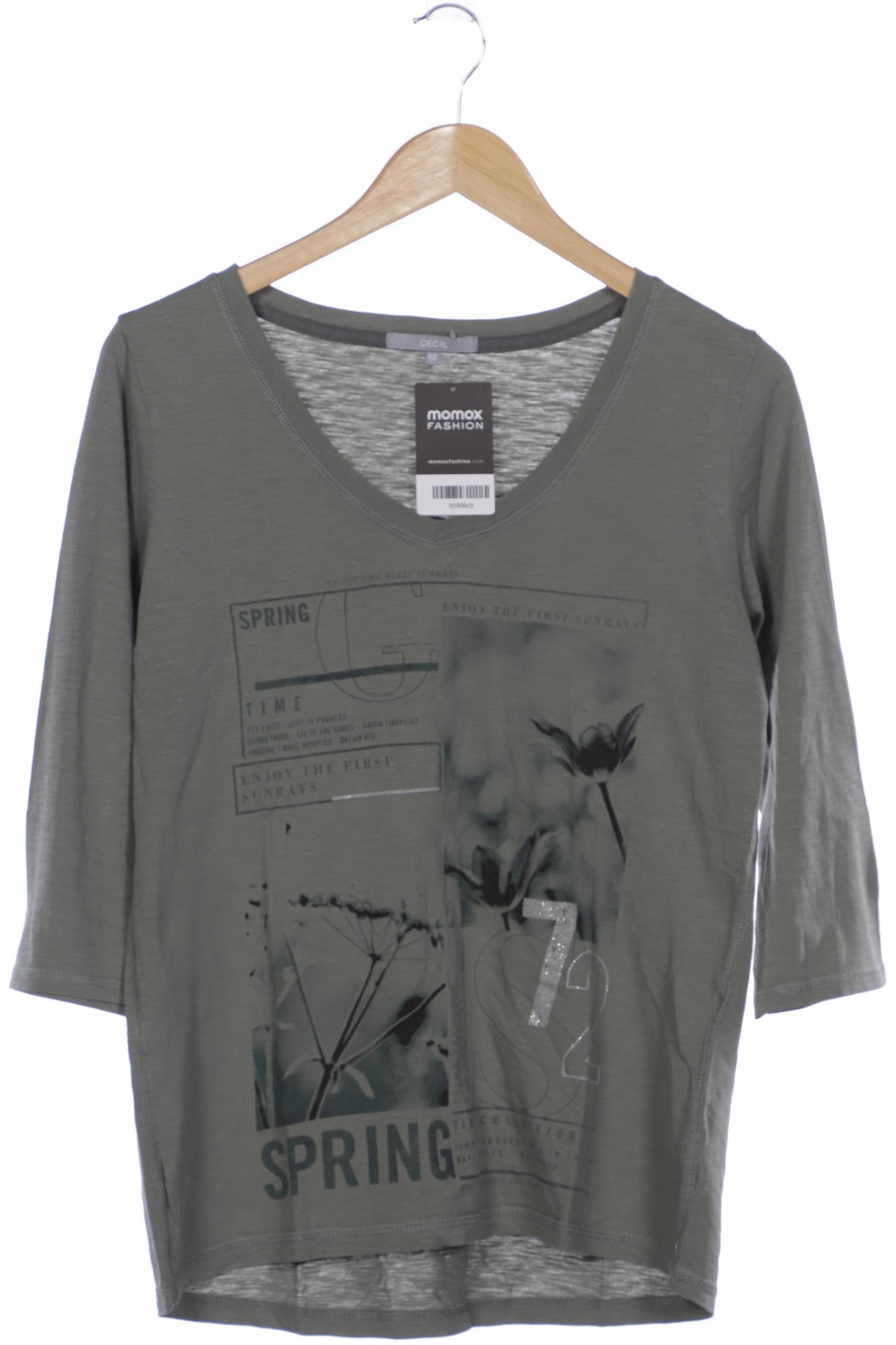 

Cecil Damen Langarmshirt, grün, Gr. 38