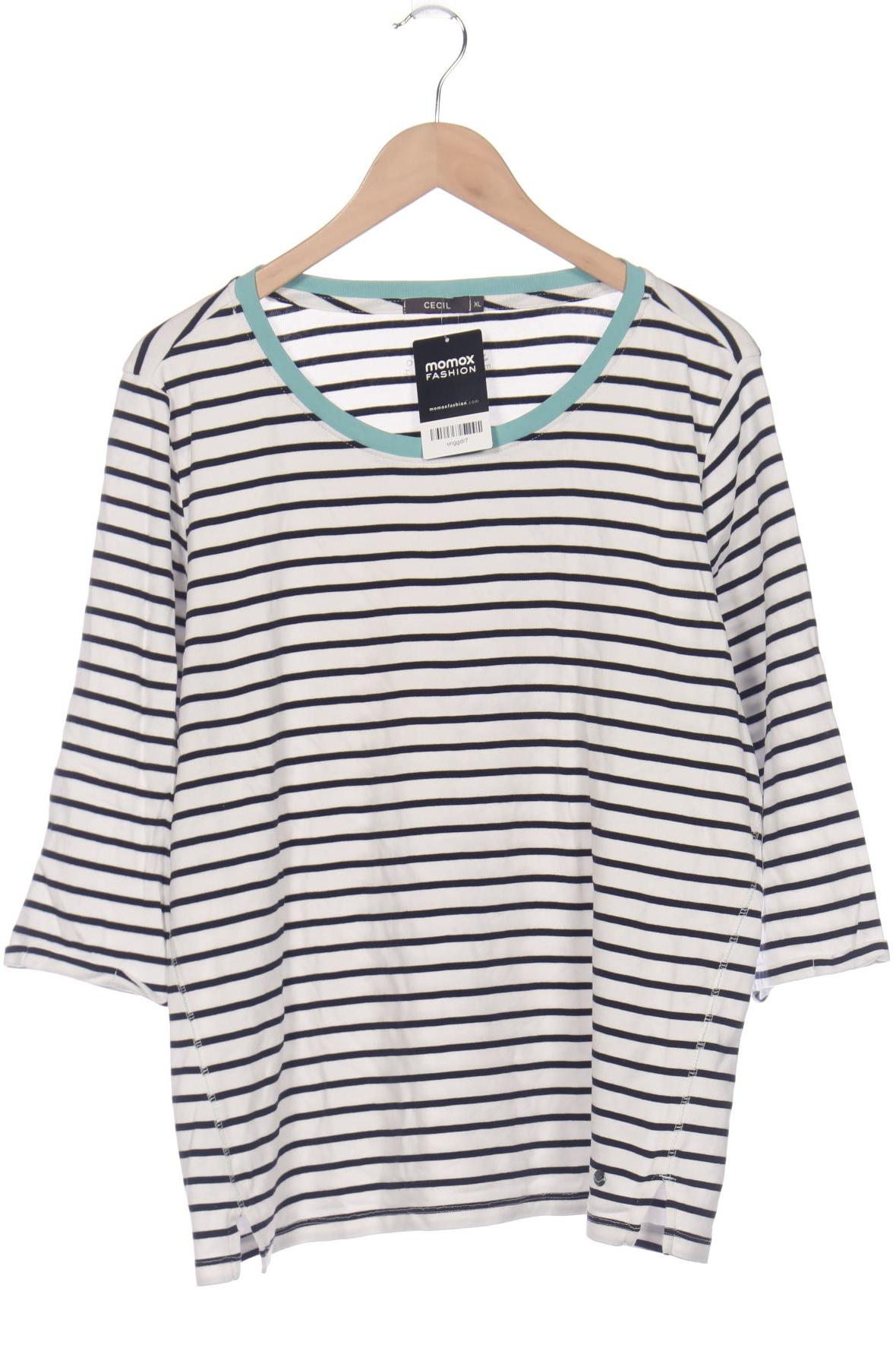 

Cecil Damen Langarmshirt, weiß, Gr. 44