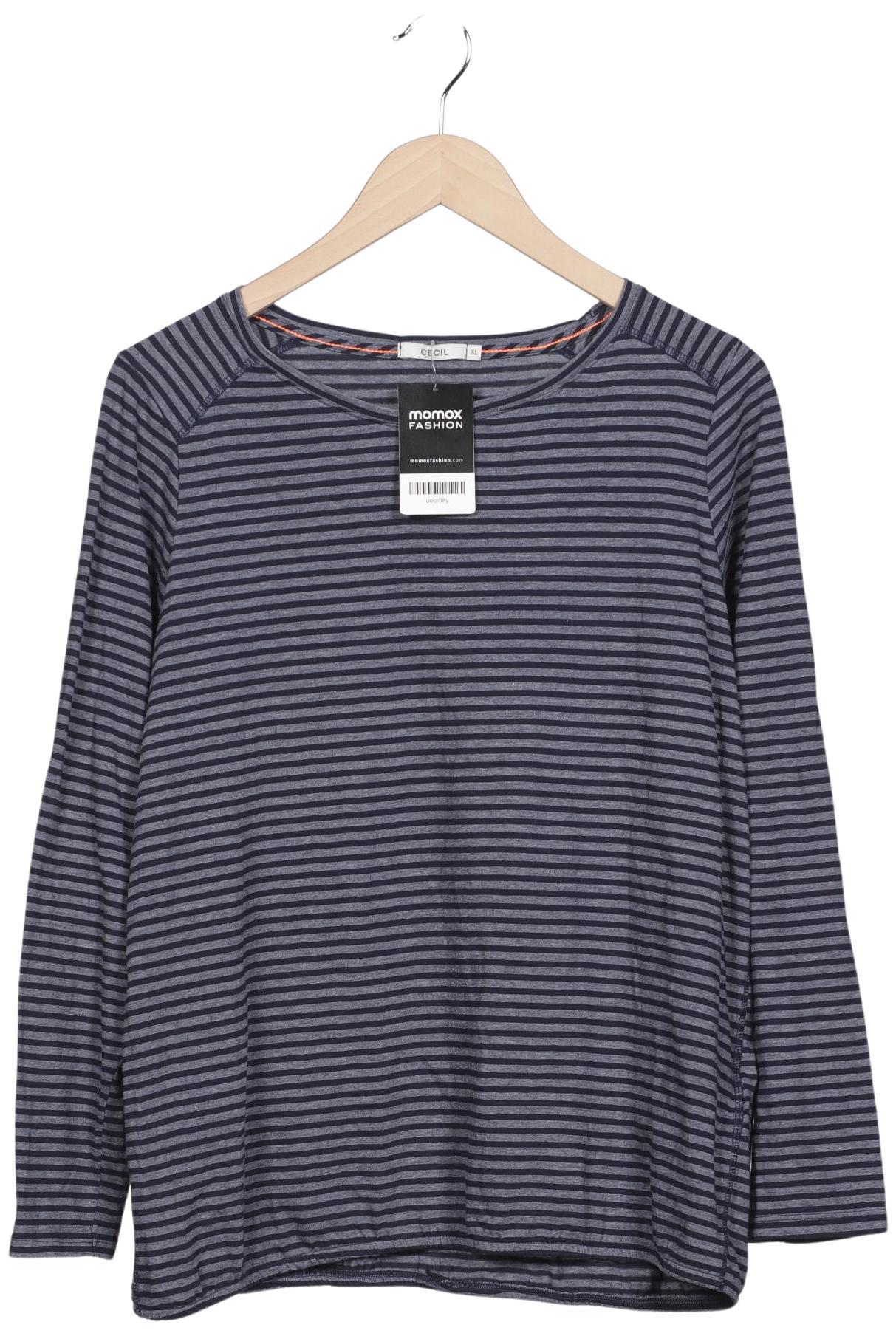 

Cecil Damen Langarmshirt, marineblau, Gr. 44