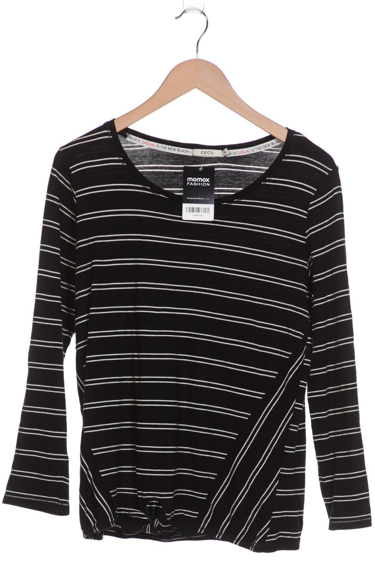 

Cecil Damen Langarmshirt, schwarz, Gr. 38