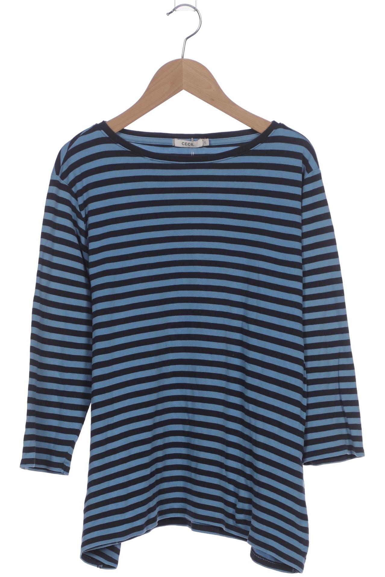 

Cecil Damen Langarmshirt, blau, Gr. 44