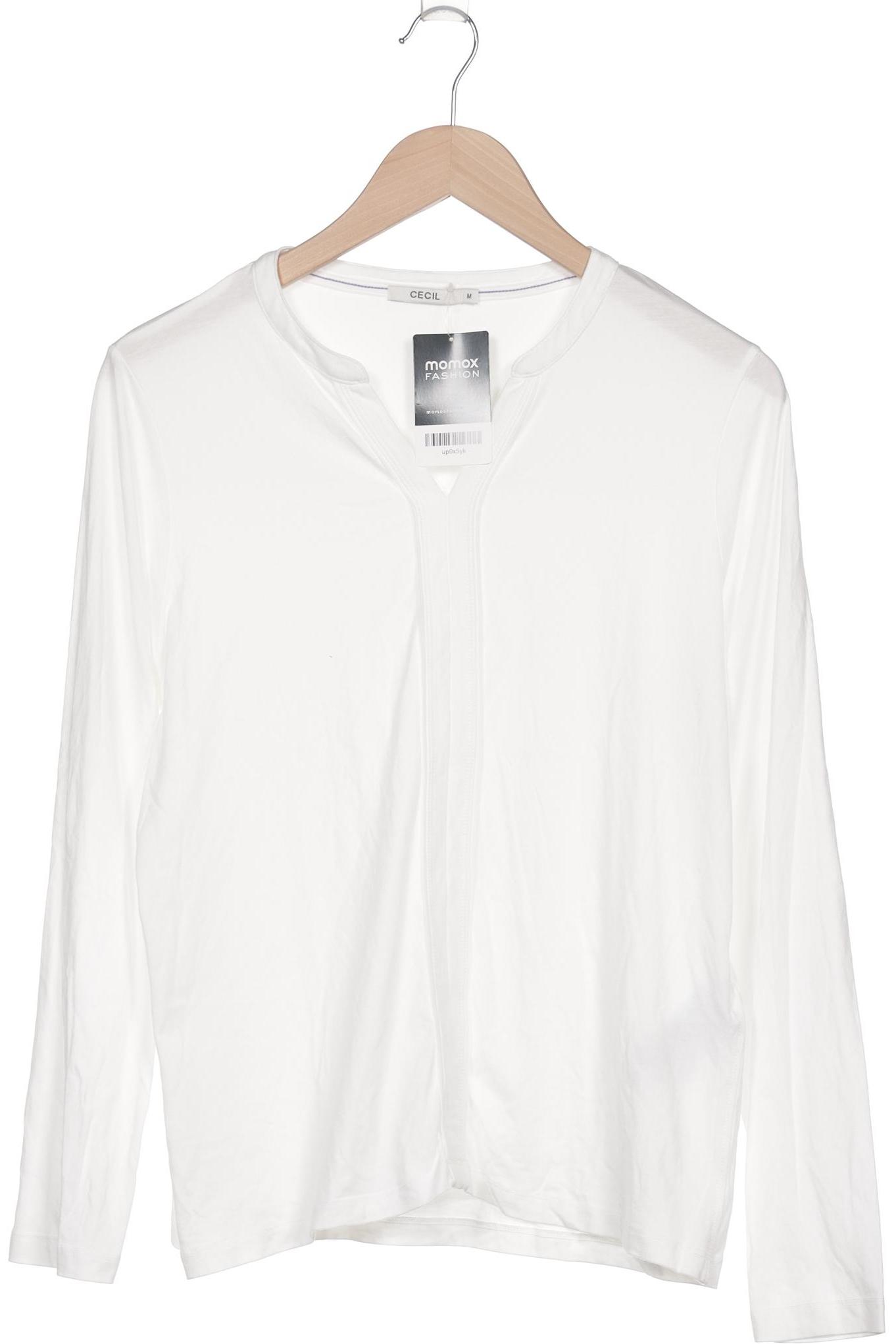 

Cecil Damen Langarmshirt, weiß, Gr. 38