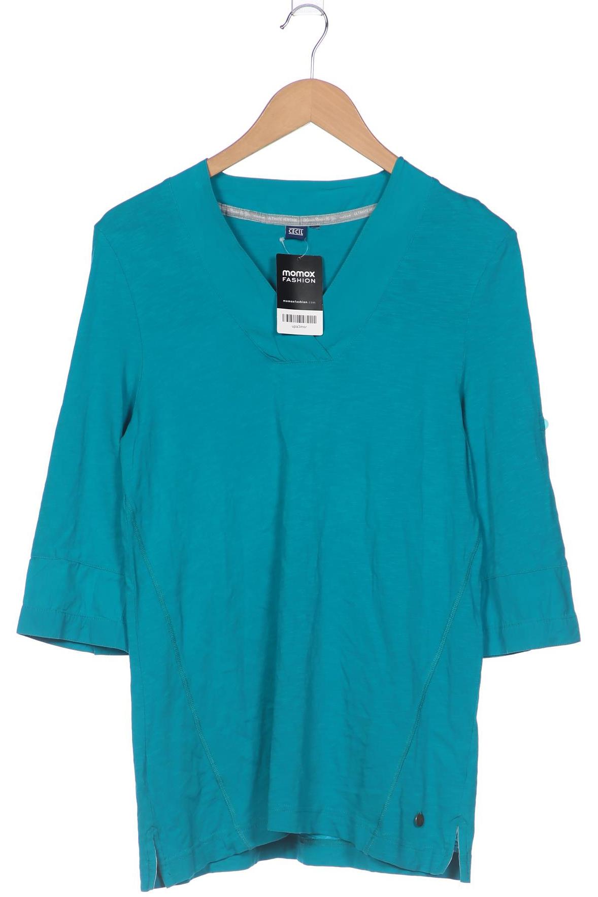 

Cecil Damen Langarmshirt, blau, Gr. 38