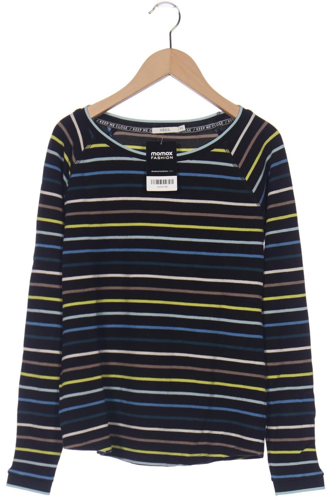 

Cecil Damen Langarmshirt, schwarz, Gr. 34