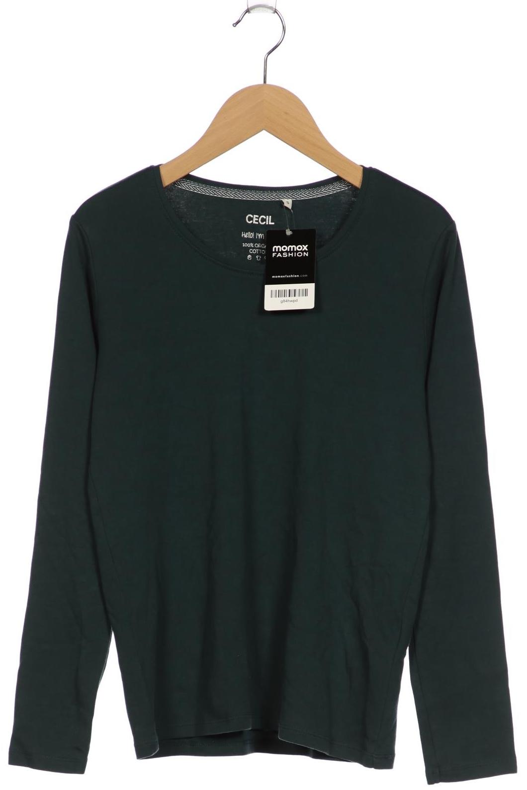 

Cecil Damen Langarmshirt, türkis, Gr. 36