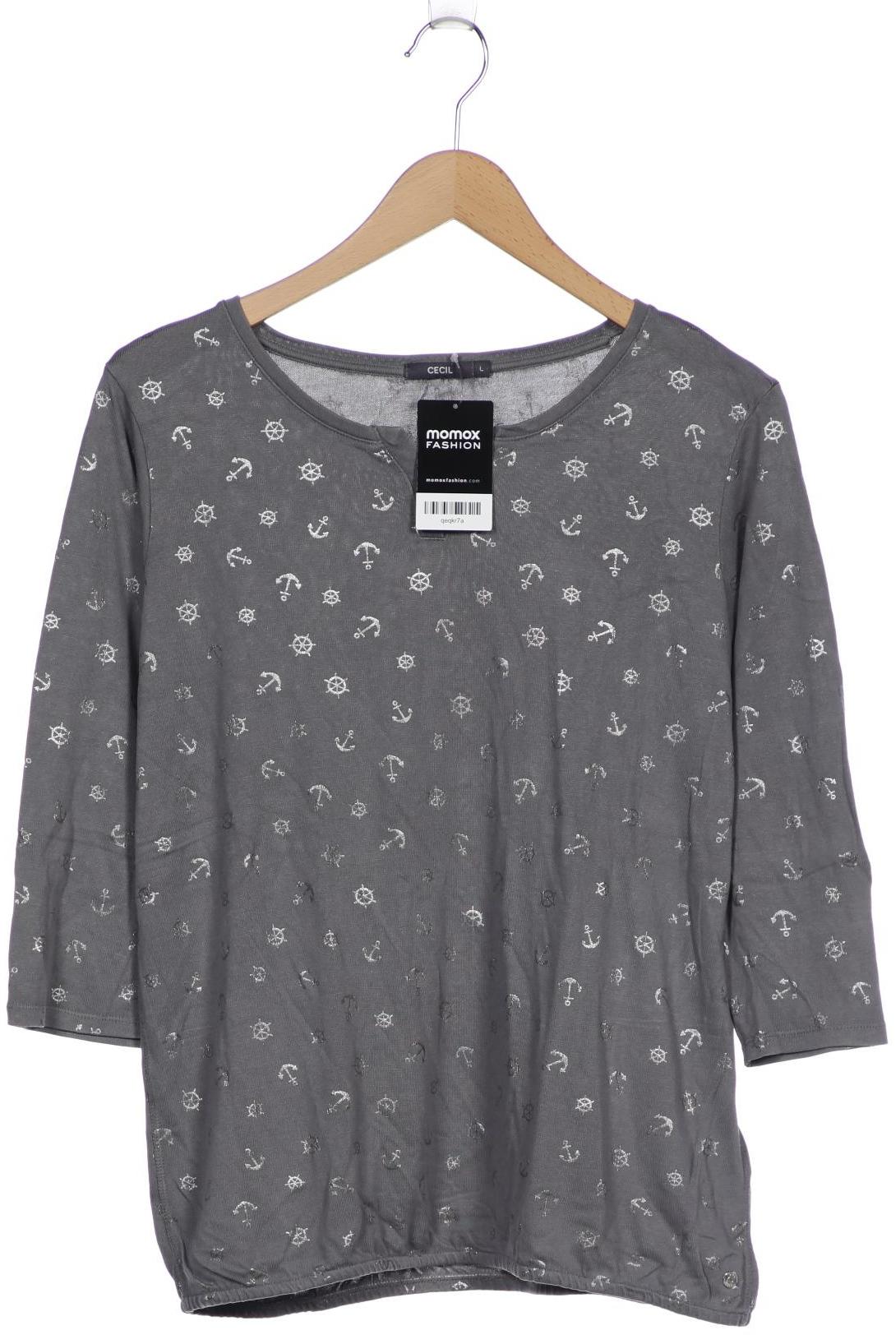 

CECIL Damen Langarmshirt, grau