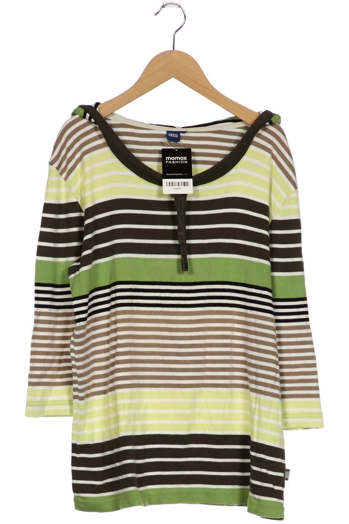 

Cecil Damen Langarmshirt, grün, Gr. 46