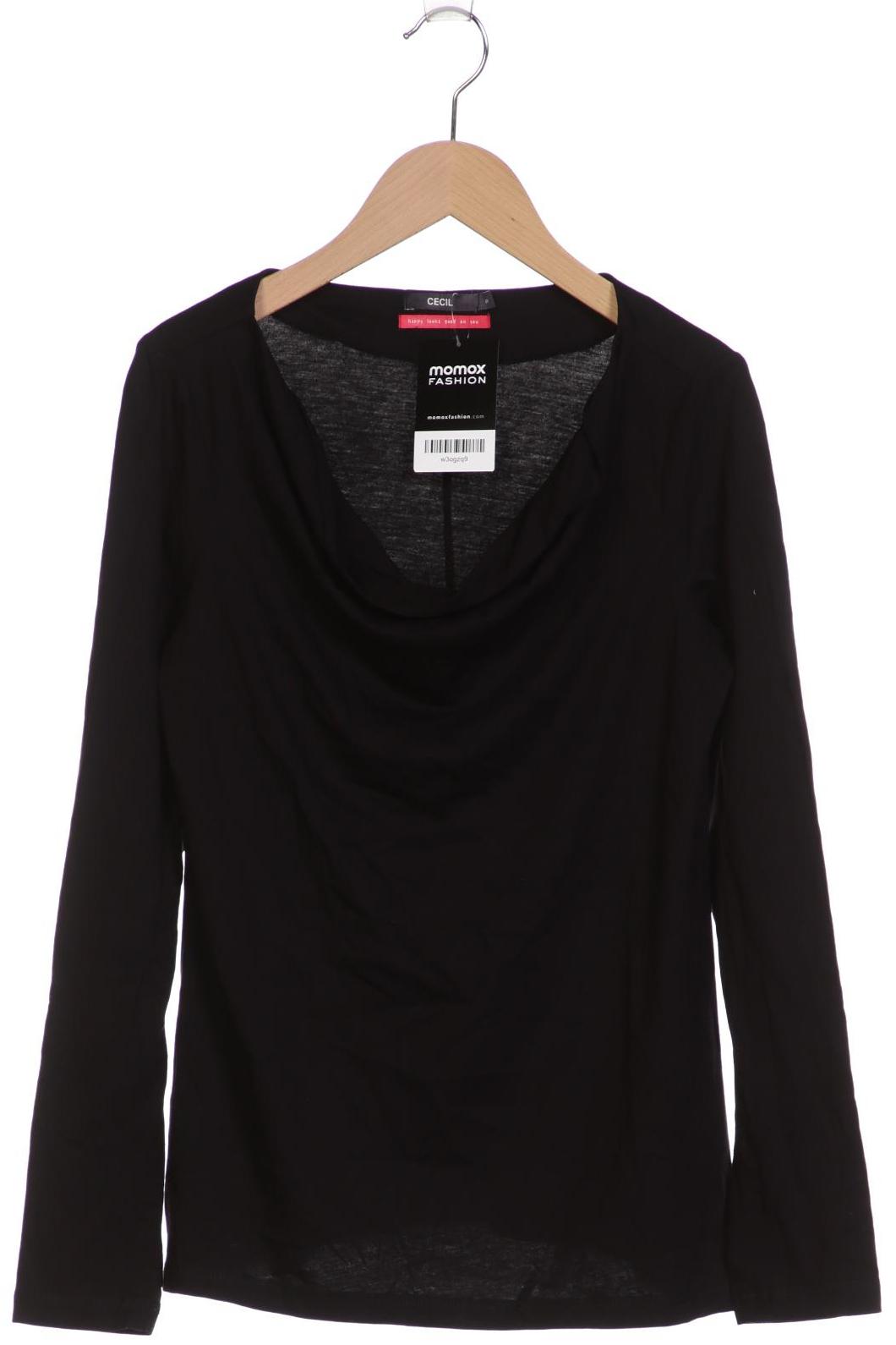 

Cecil Damen Langarmshirt, schwarz, Gr. 36