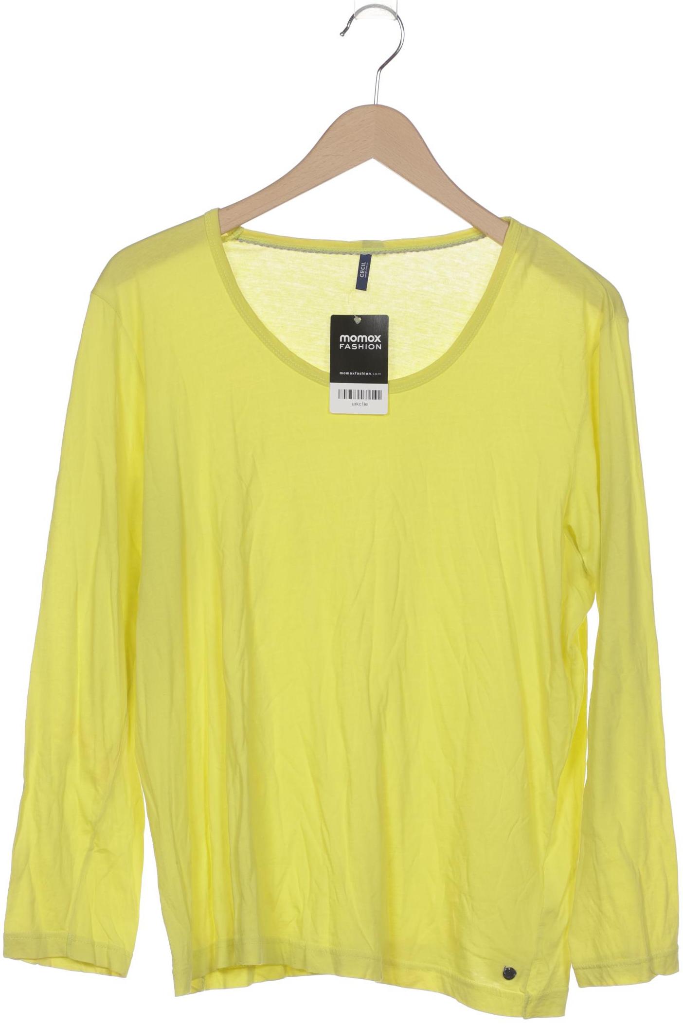 

Cecil Damen Langarmshirt, gelb, Gr. 44