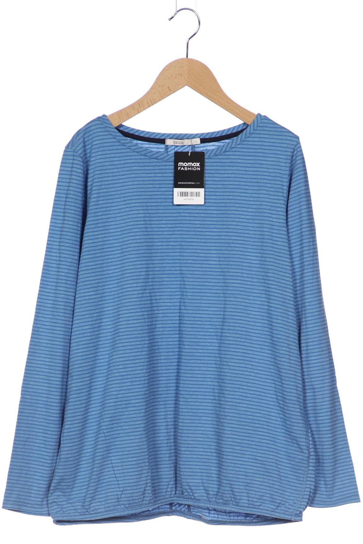 

CECIL Damen Langarmshirt, blau