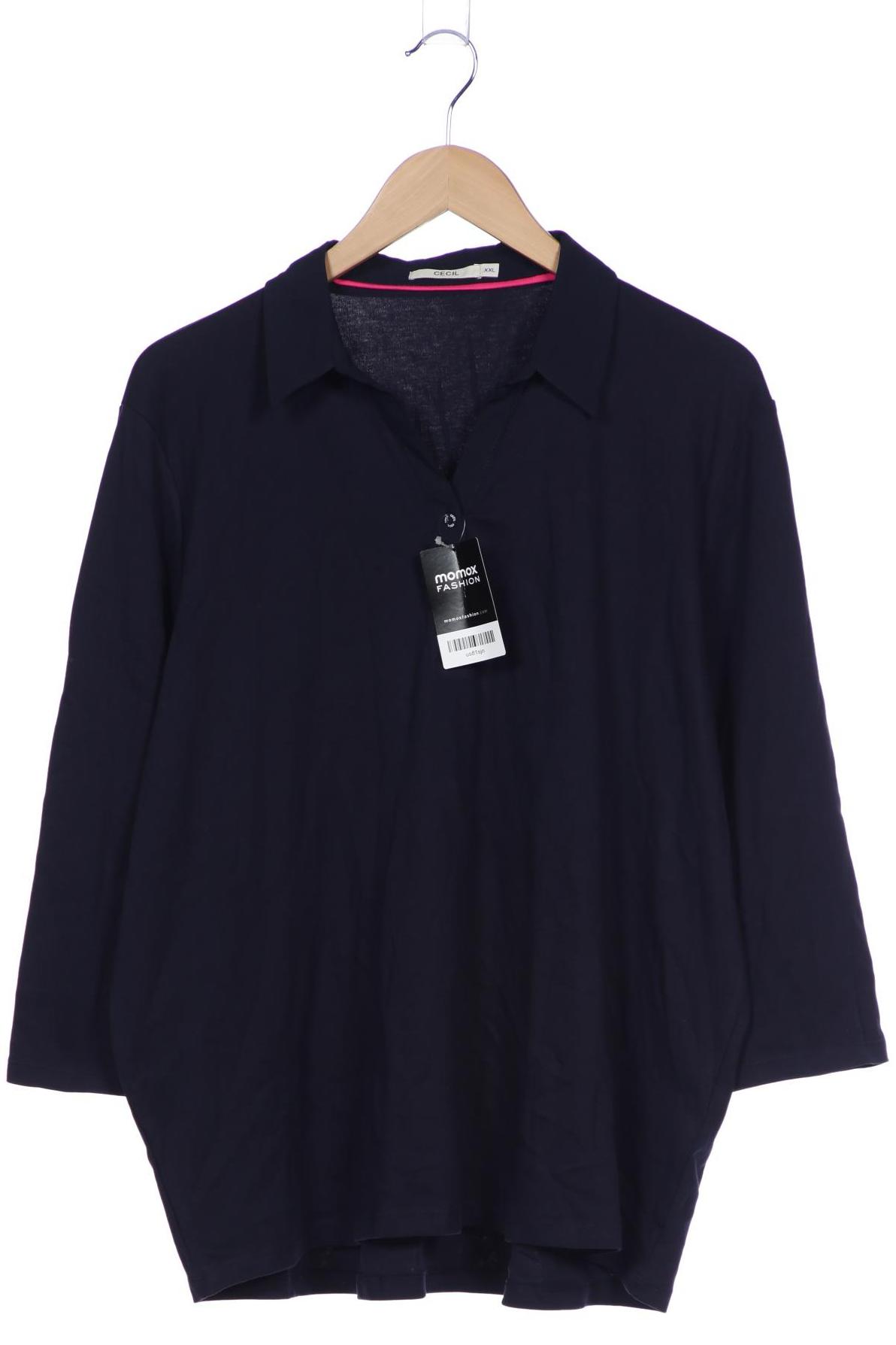 

Cecil Damen Langarmshirt, marineblau, Gr. 46