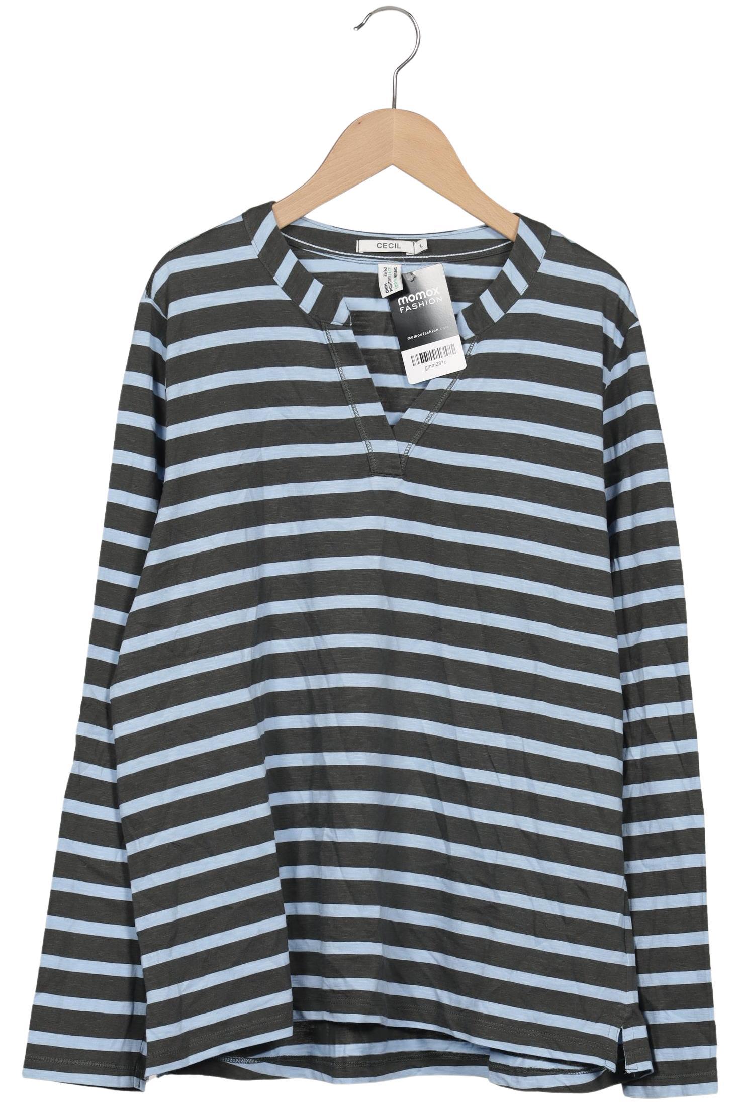 

Cecil Damen Langarmshirt, grün, Gr. 42