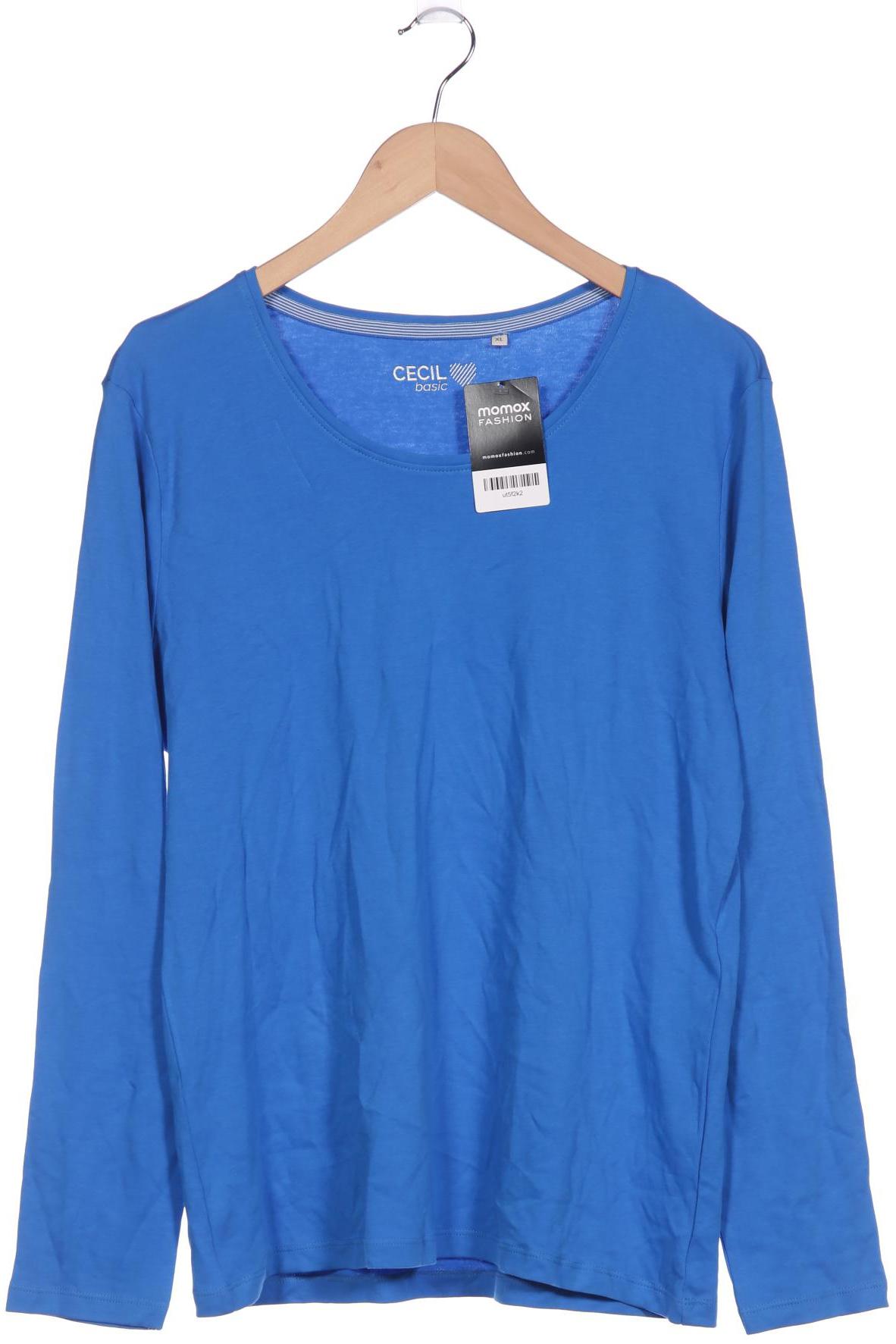 

Cecil Damen Langarmshirt, blau, Gr. 44