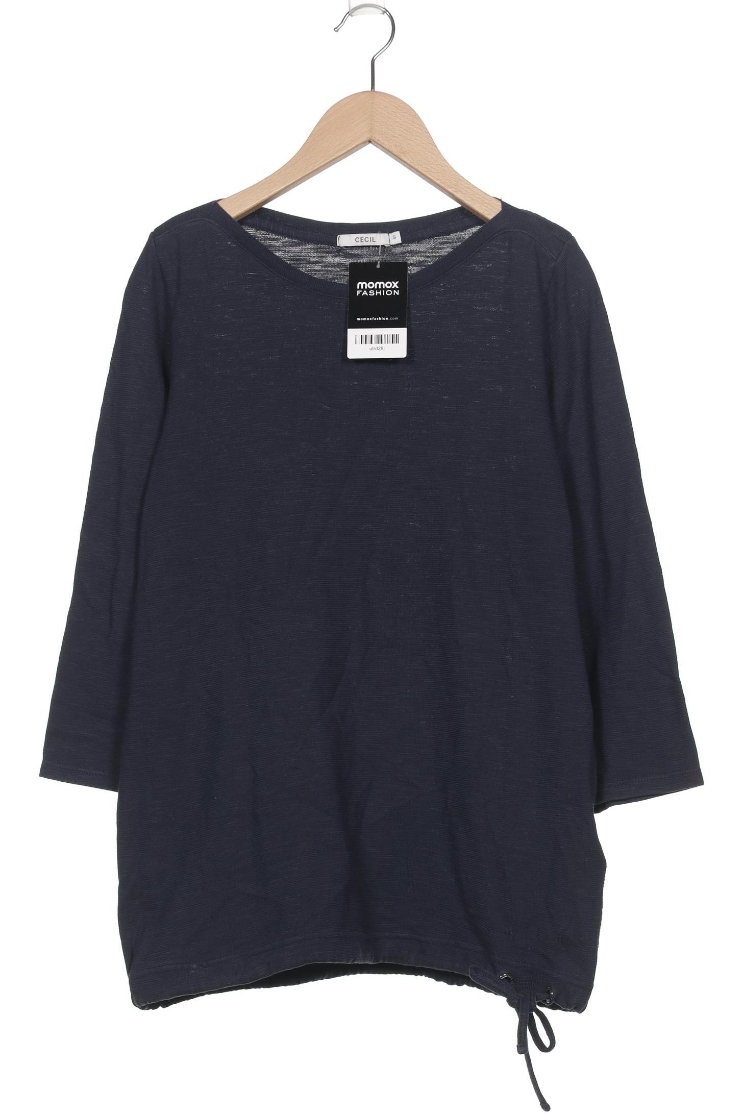 

Cecil Damen Langarmshirt, marineblau, Gr. 36