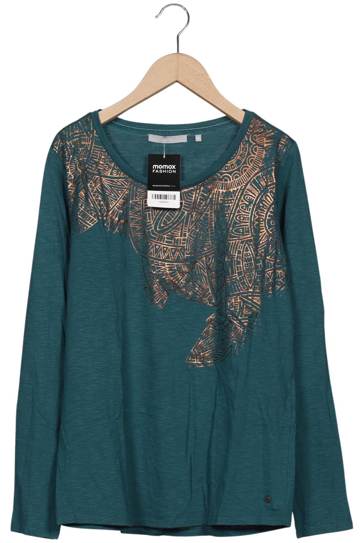 

Cecil Damen Langarmshirt, grün, Gr. 38