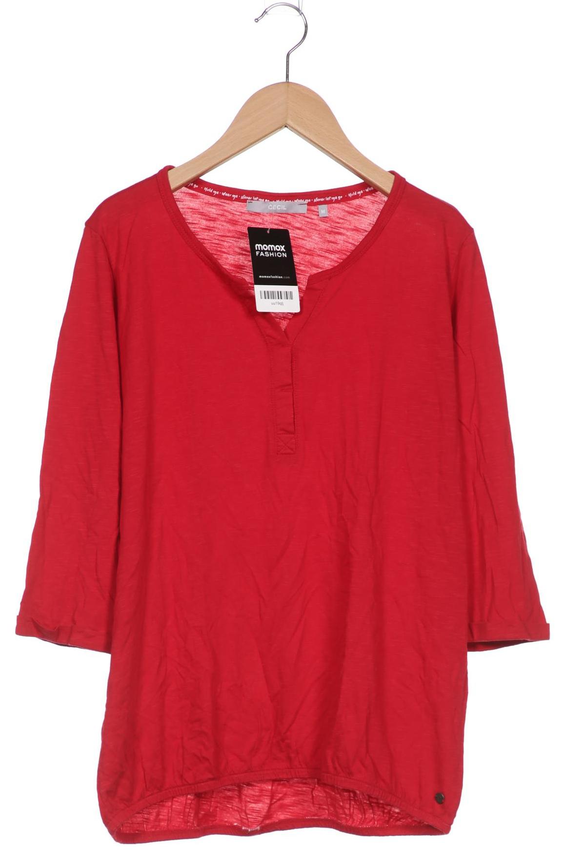 

Cecil Damen Langarmshirt, rot, Gr. 38