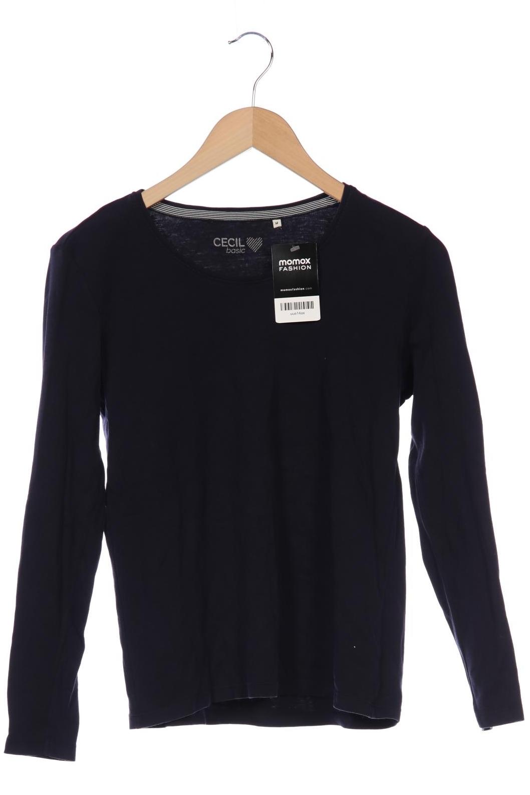 

Cecil Damen Langarmshirt, marineblau, Gr. 38