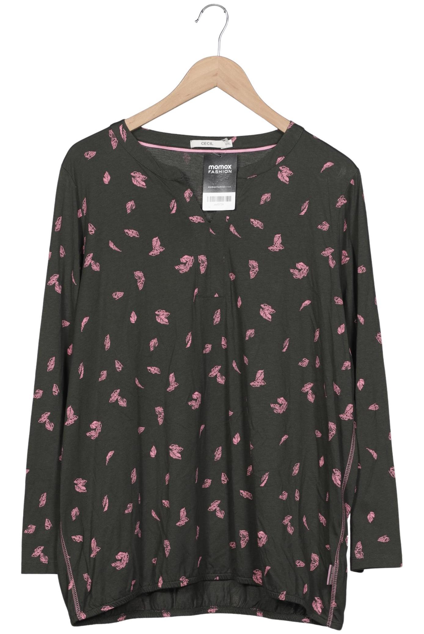 

Cecil Damen Langarmshirt, grün, Gr. 46