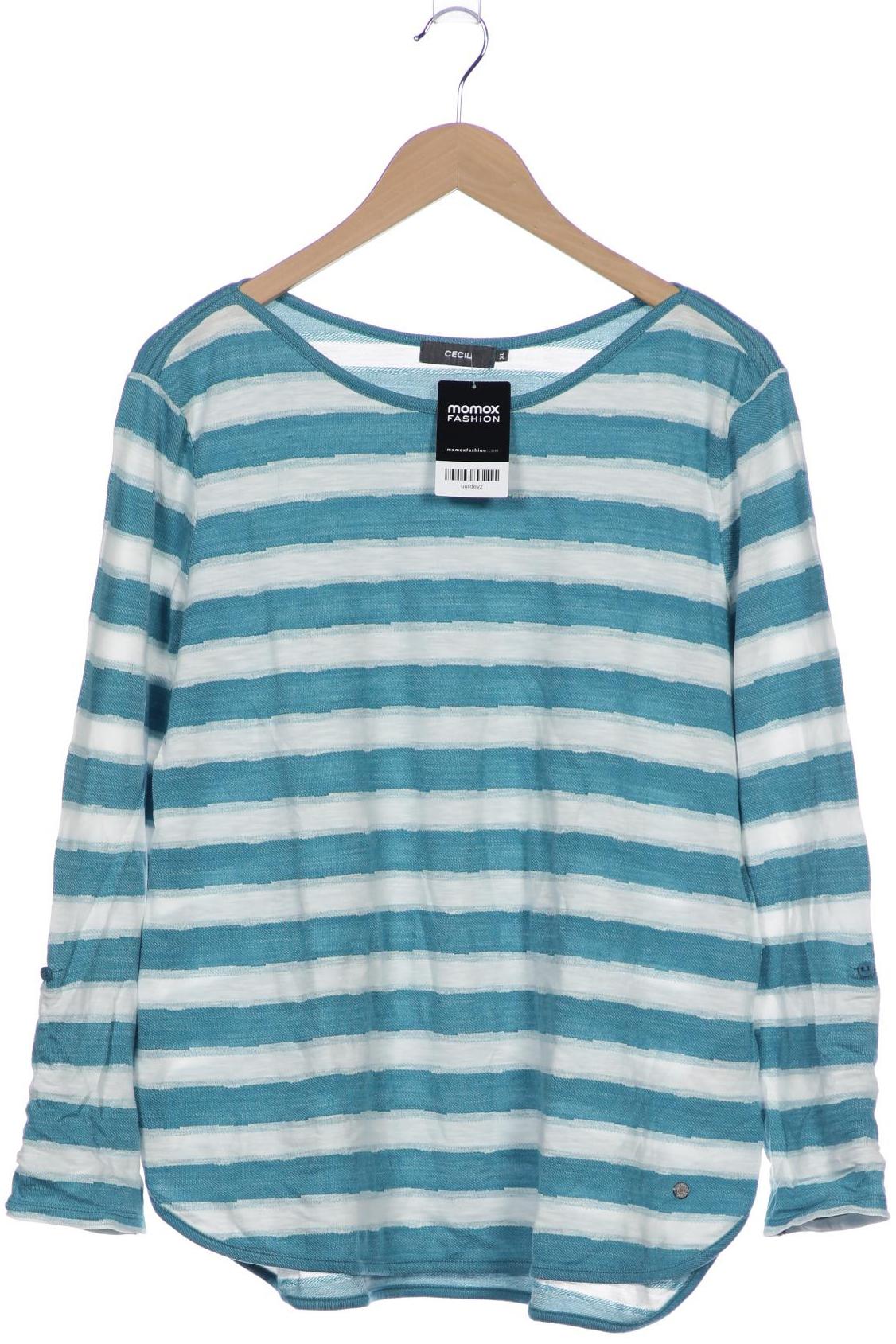 

Cecil Damen Langarmshirt, türkis, Gr. 44