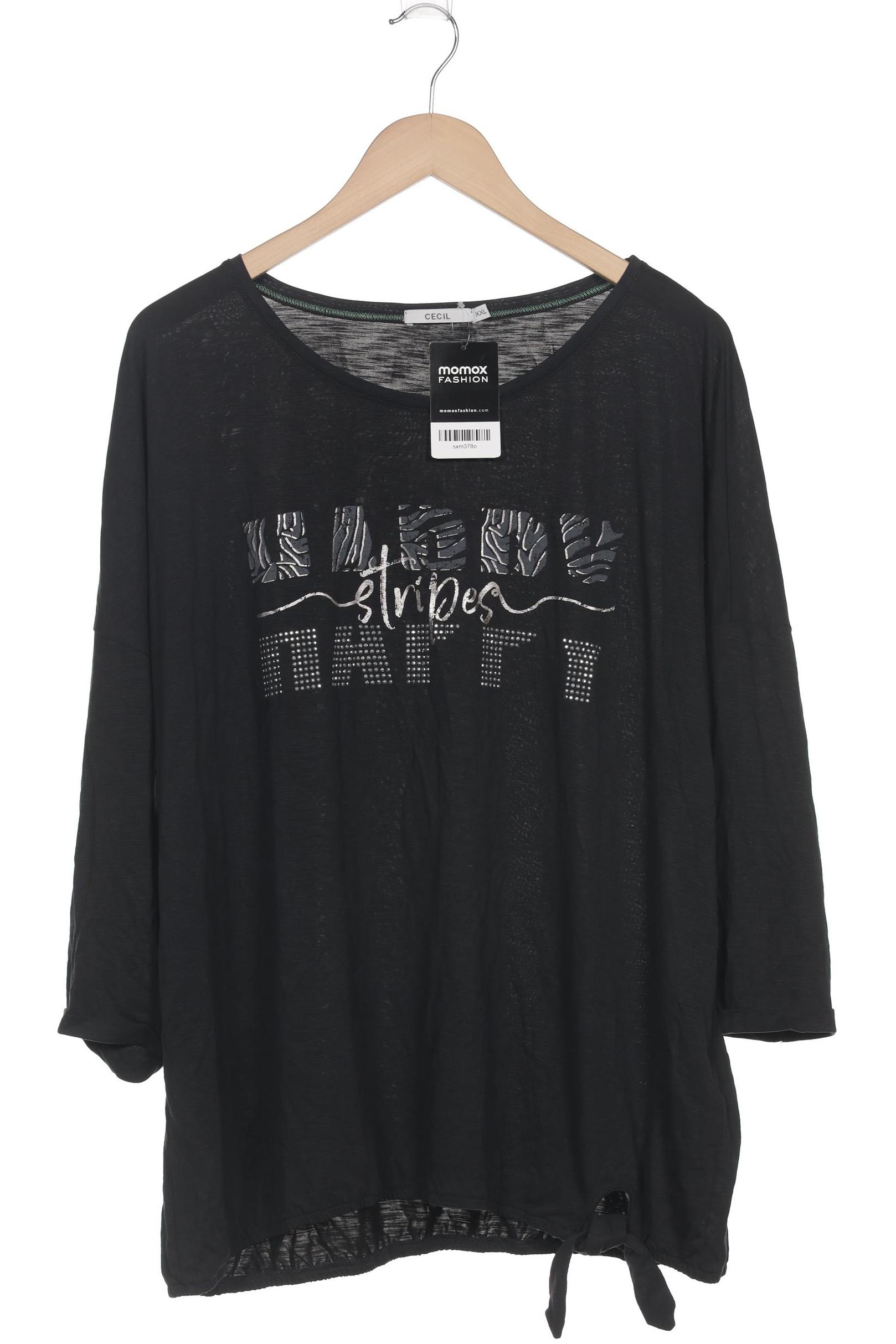 

Cecil Damen Langarmshirt, schwarz, Gr. 46