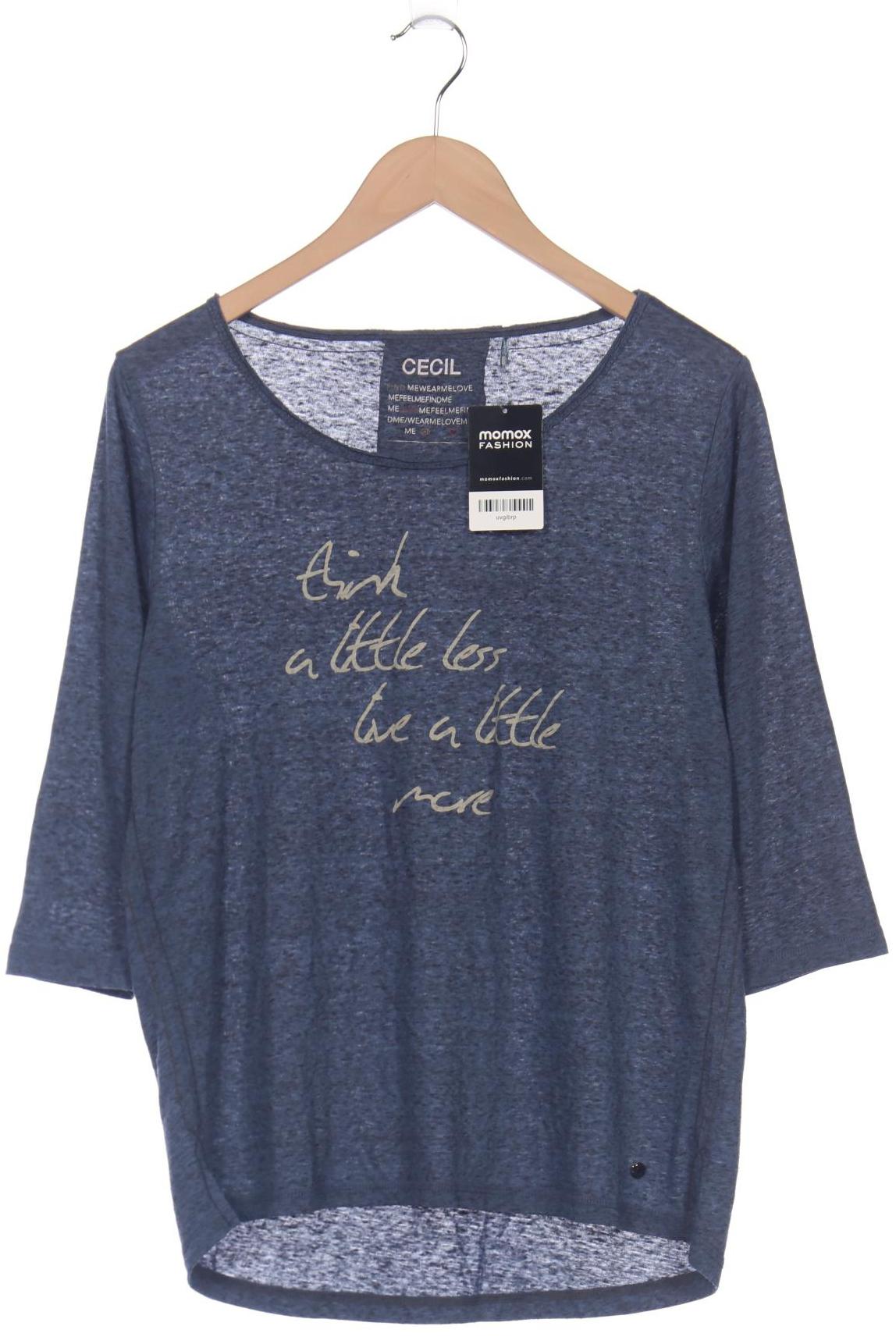 

Cecil Damen Langarmshirt, marineblau, Gr. 42