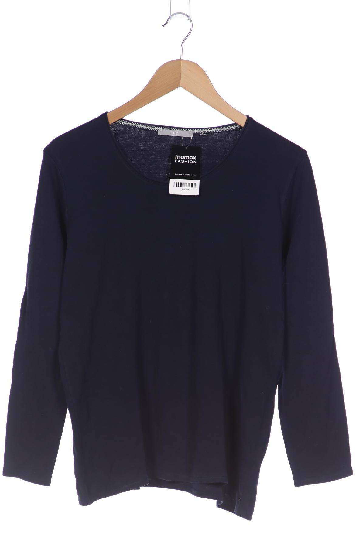 

Cecil Damen Langarmshirt, marineblau, Gr. 44