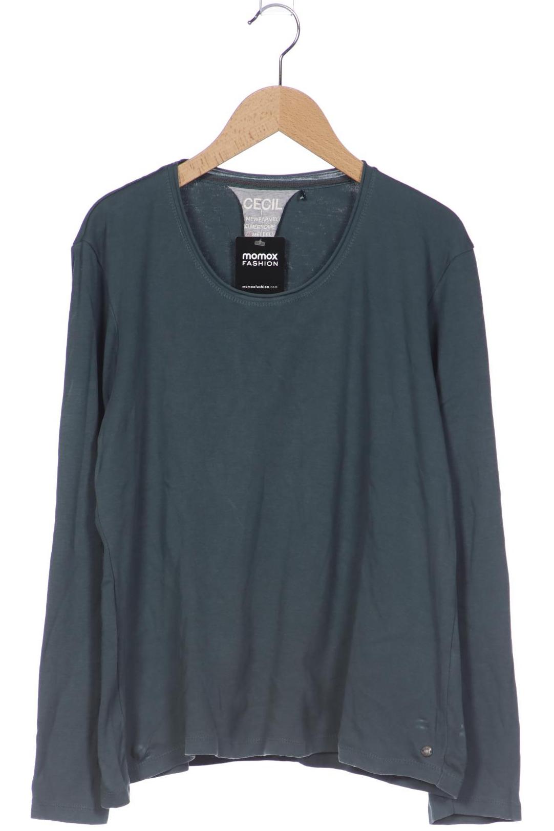 

Cecil Damen Langarmshirt, türkis, Gr. 42