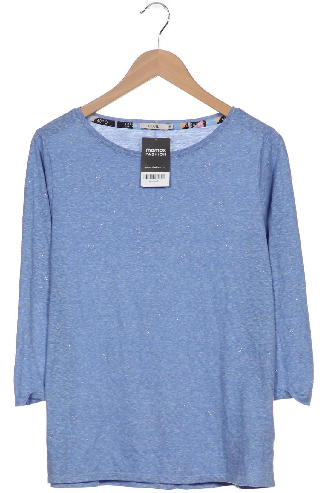 

CECIL Damen Langarmshirt, blau