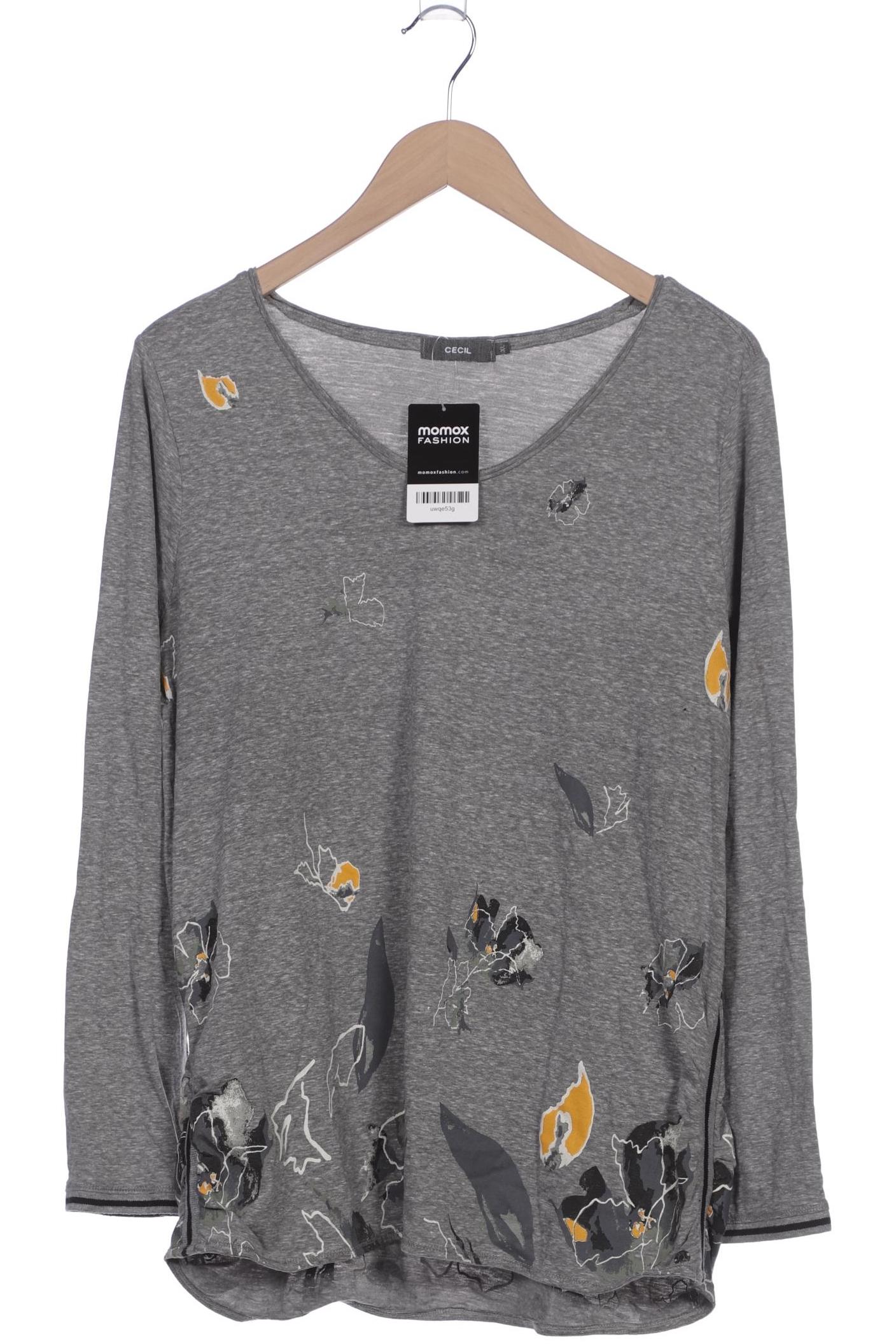 

Cecil Damen Langarmshirt, grau, Gr. 44