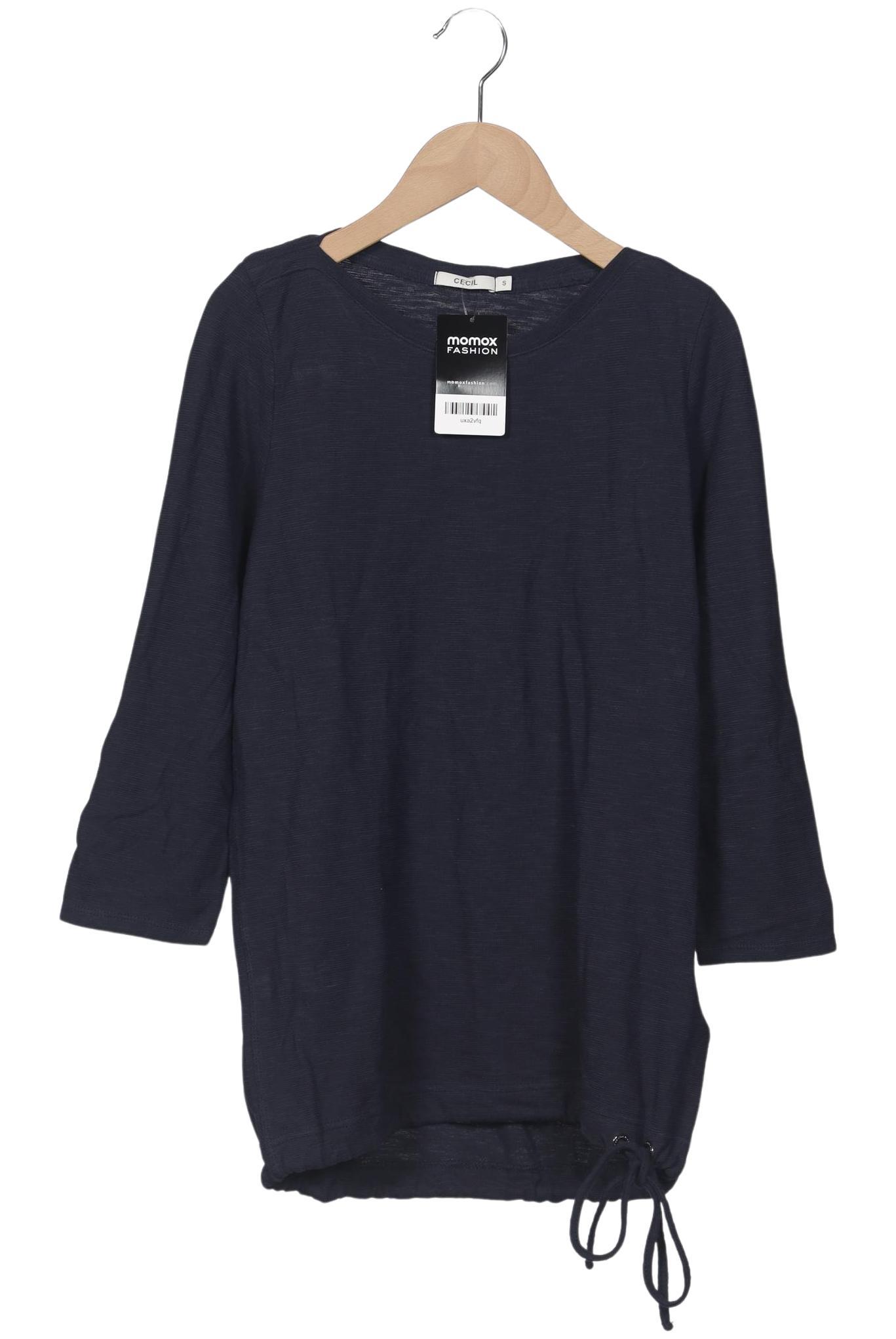 

Cecil Damen Langarmshirt, marineblau, Gr. 36
