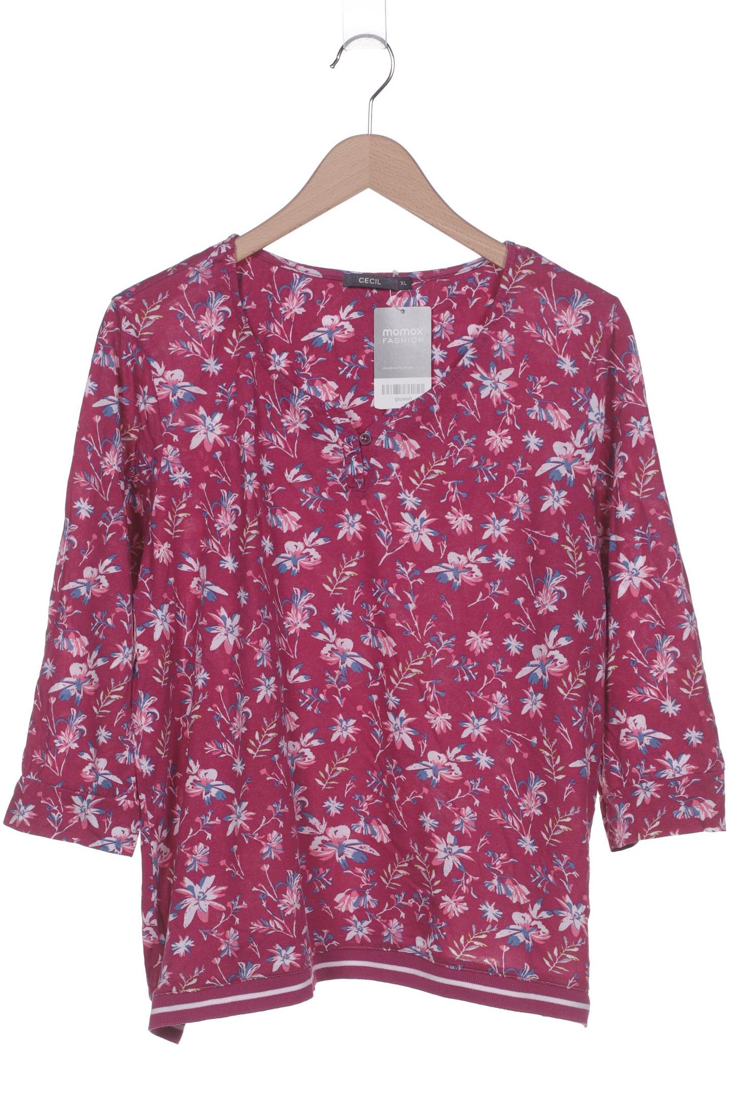 

Cecil Damen Langarmshirt, pink, Gr. 44