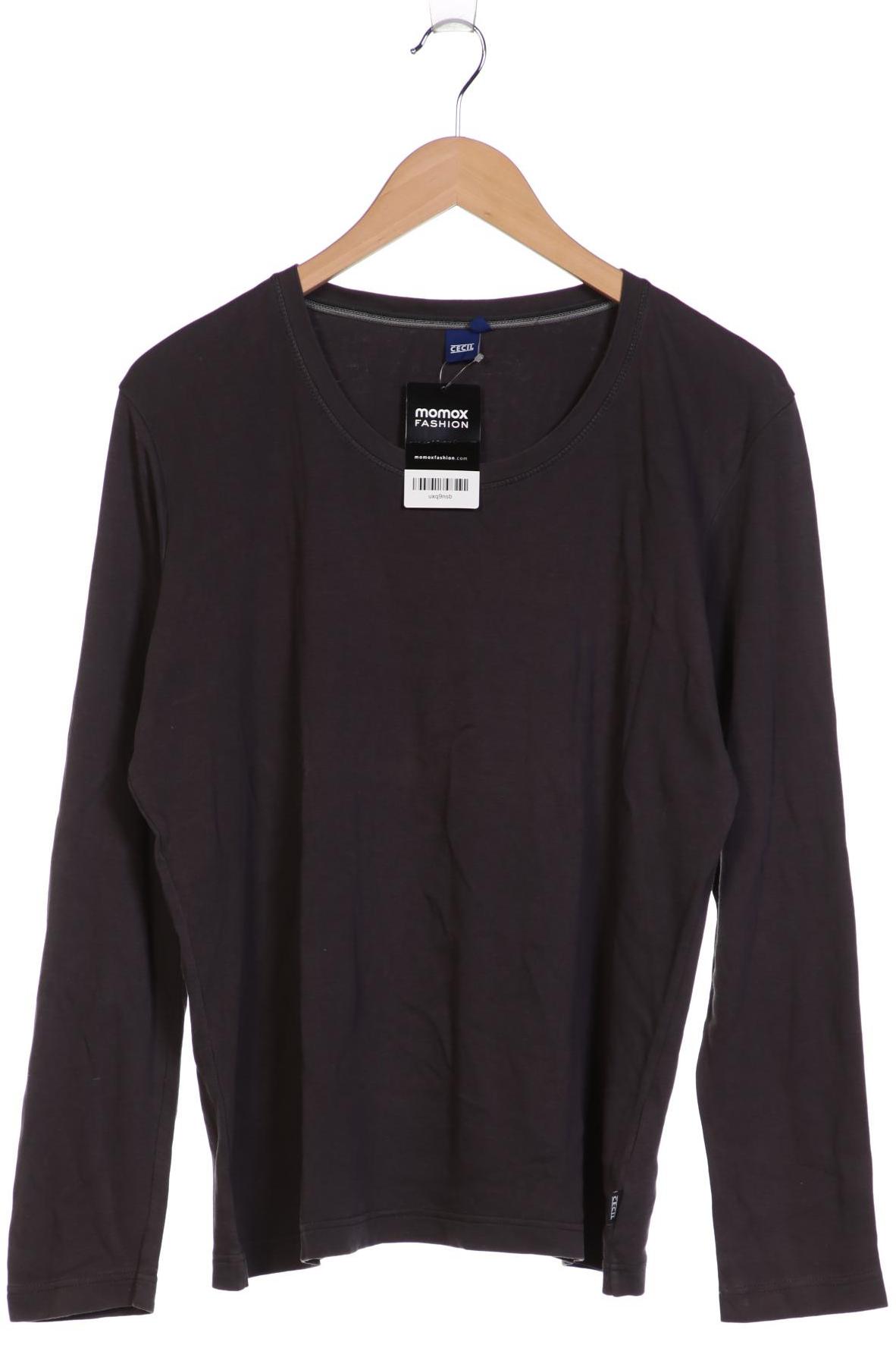 

Cecil Damen Langarmshirt, grau, Gr. 46