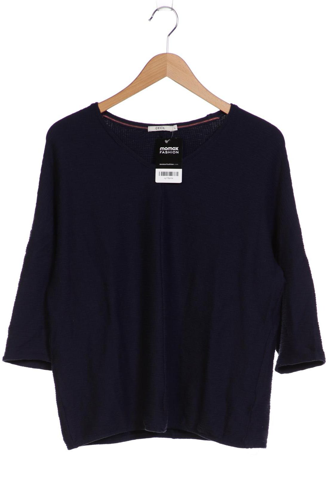 

Cecil Damen Langarmshirt, marineblau, Gr. 42