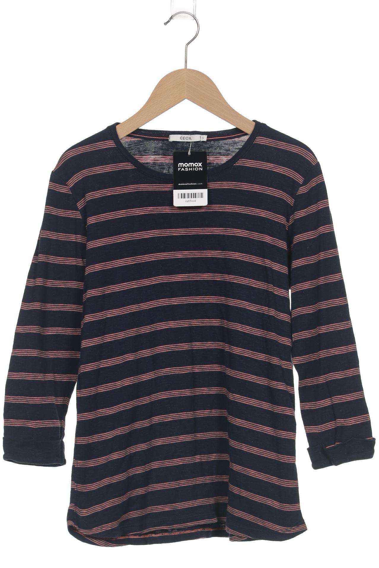 

Cecil Damen Langarmshirt, marineblau, Gr. 36