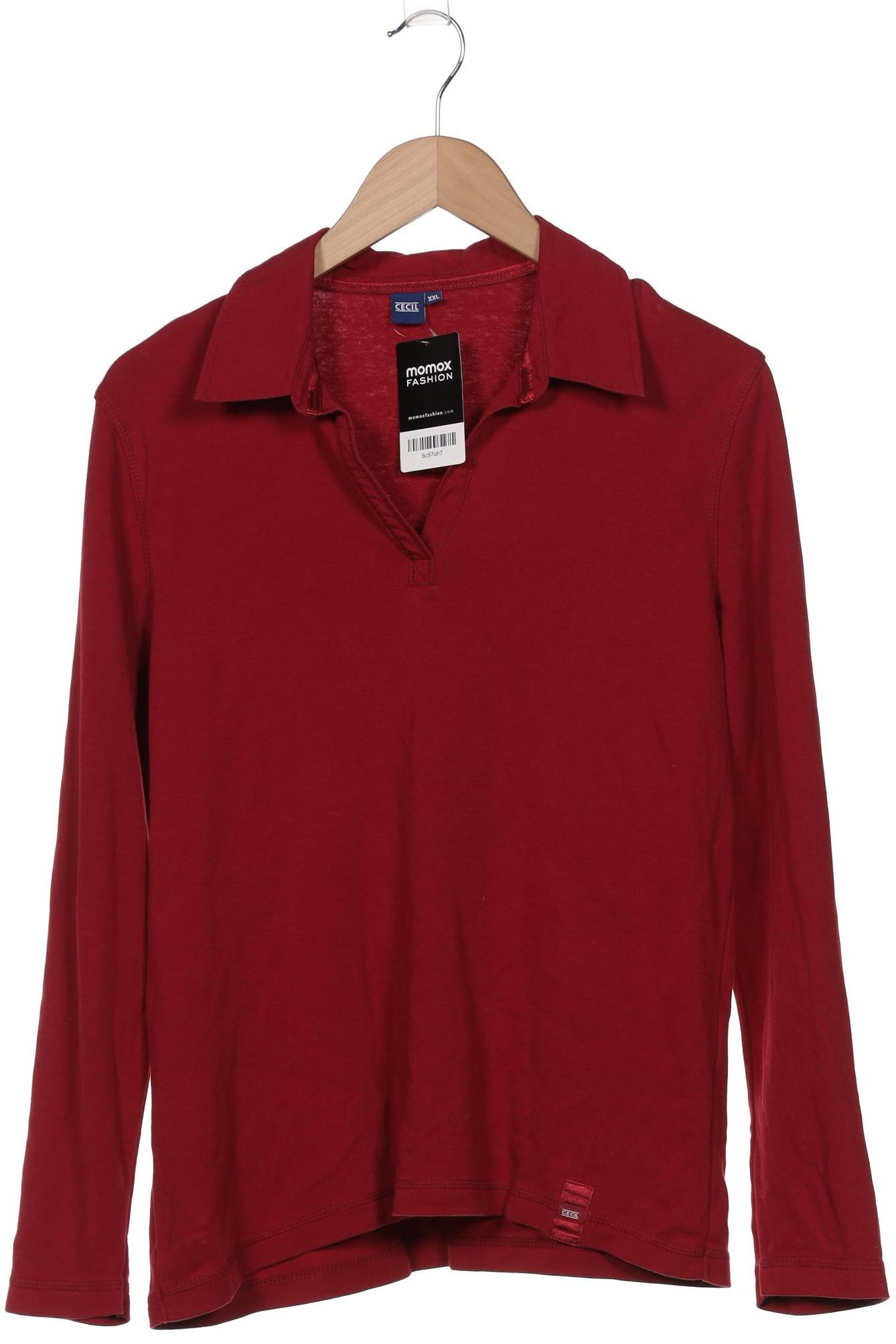 

Cecil Damen Langarmshirt, bordeaux, Gr. 46