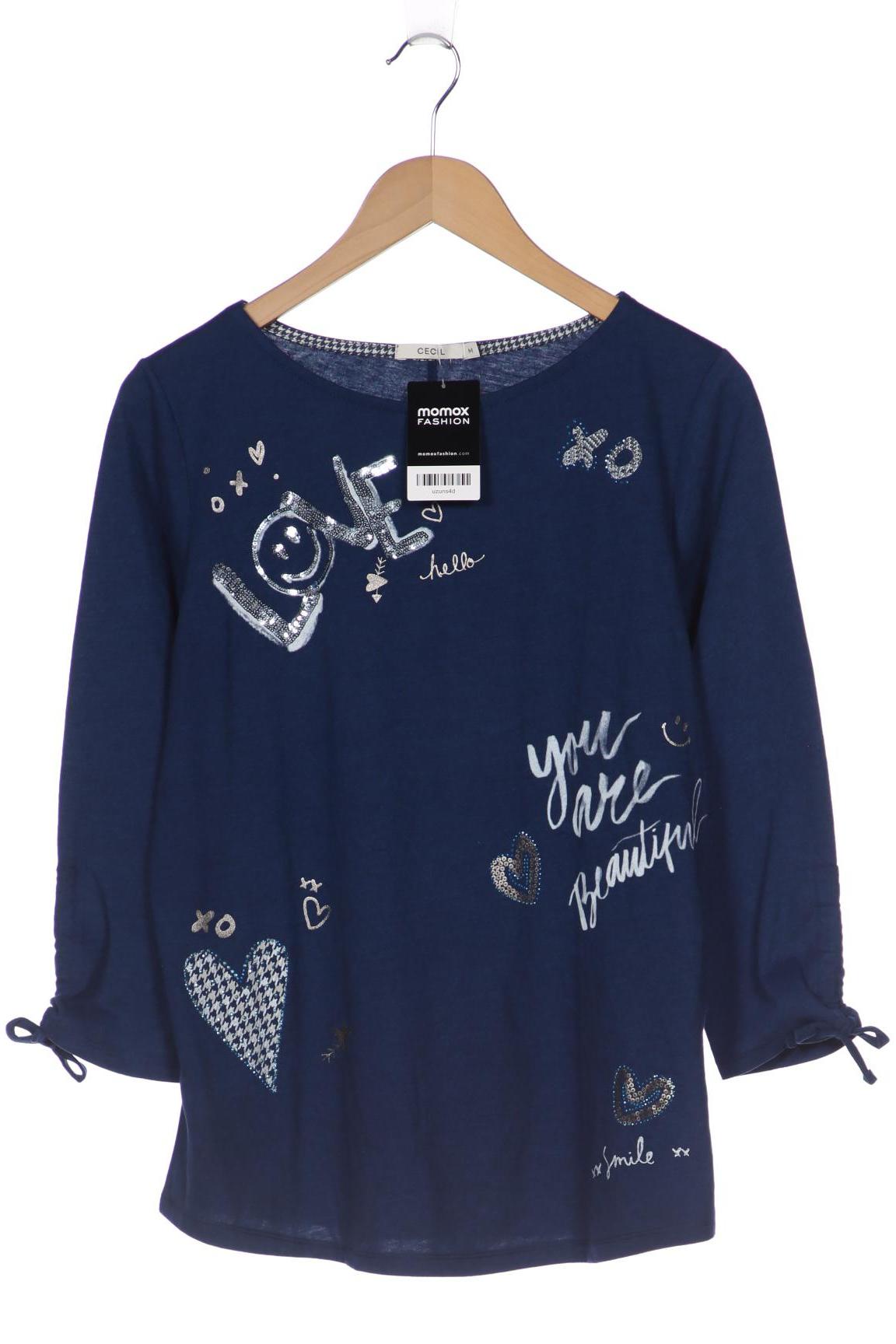 

CECIL Damen Langarmshirt, marineblau