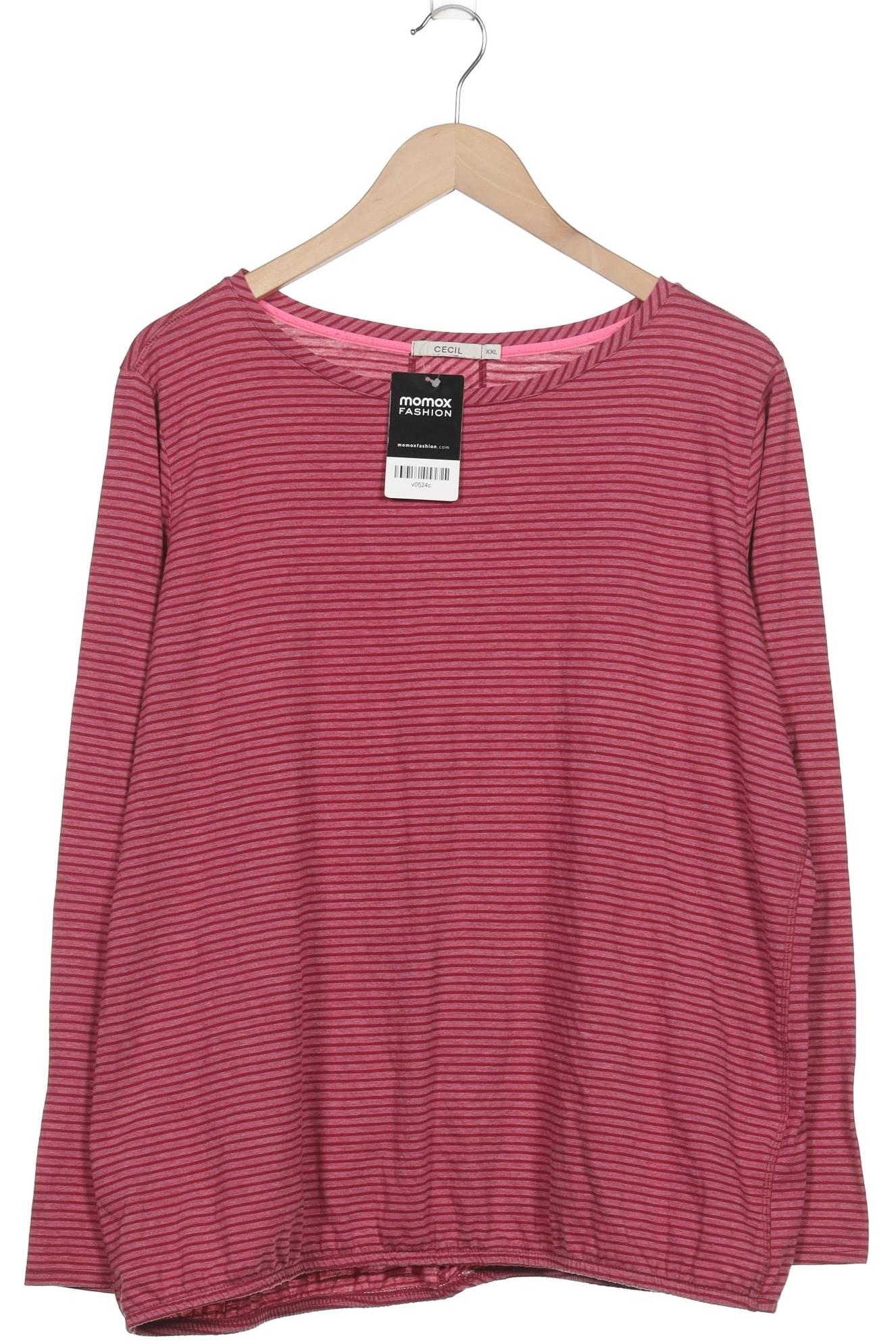 

Cecil Damen Langarmshirt, pink, Gr. 46