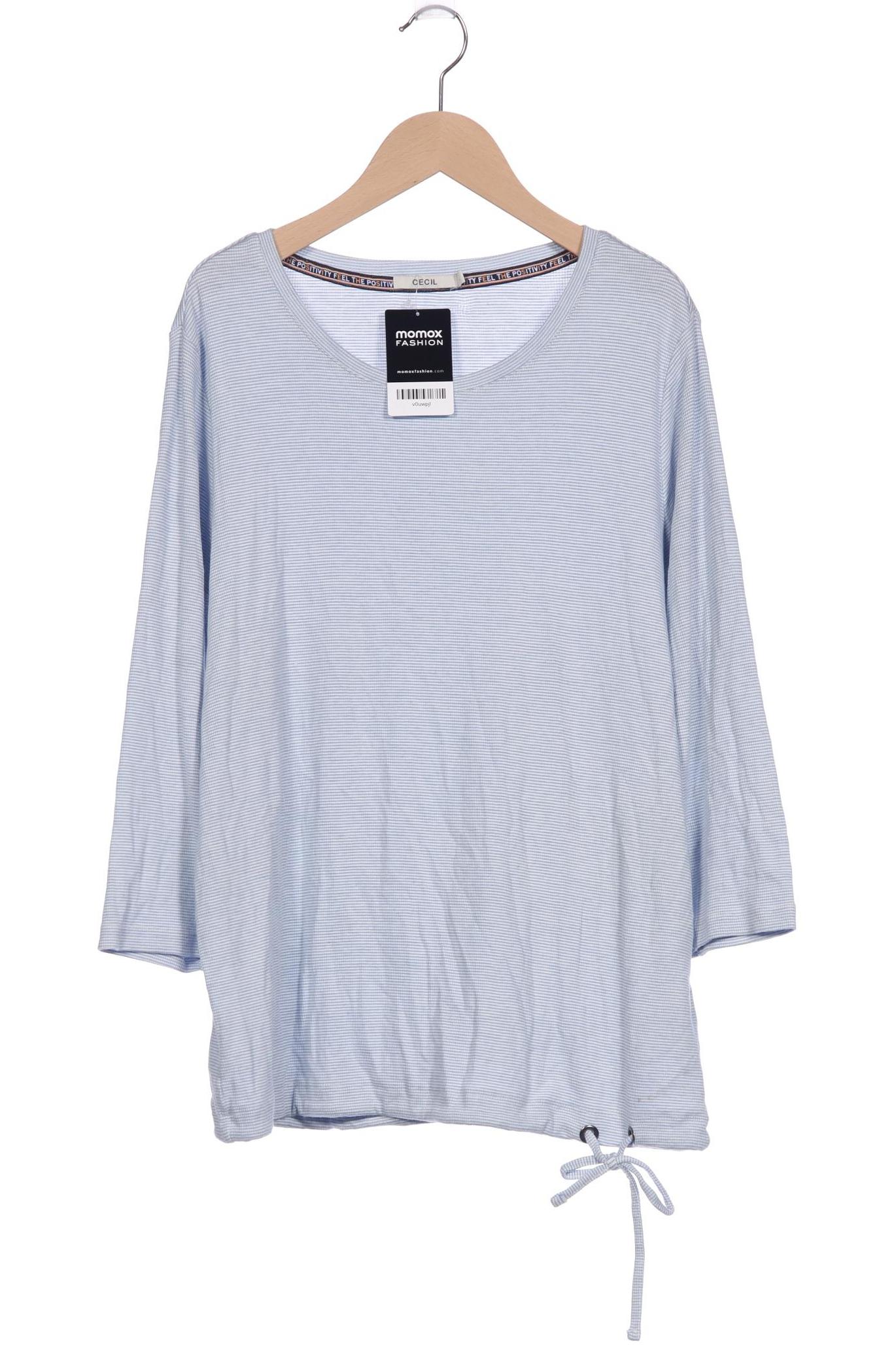 

Cecil Damen Langarmshirt, hellblau, Gr. 42