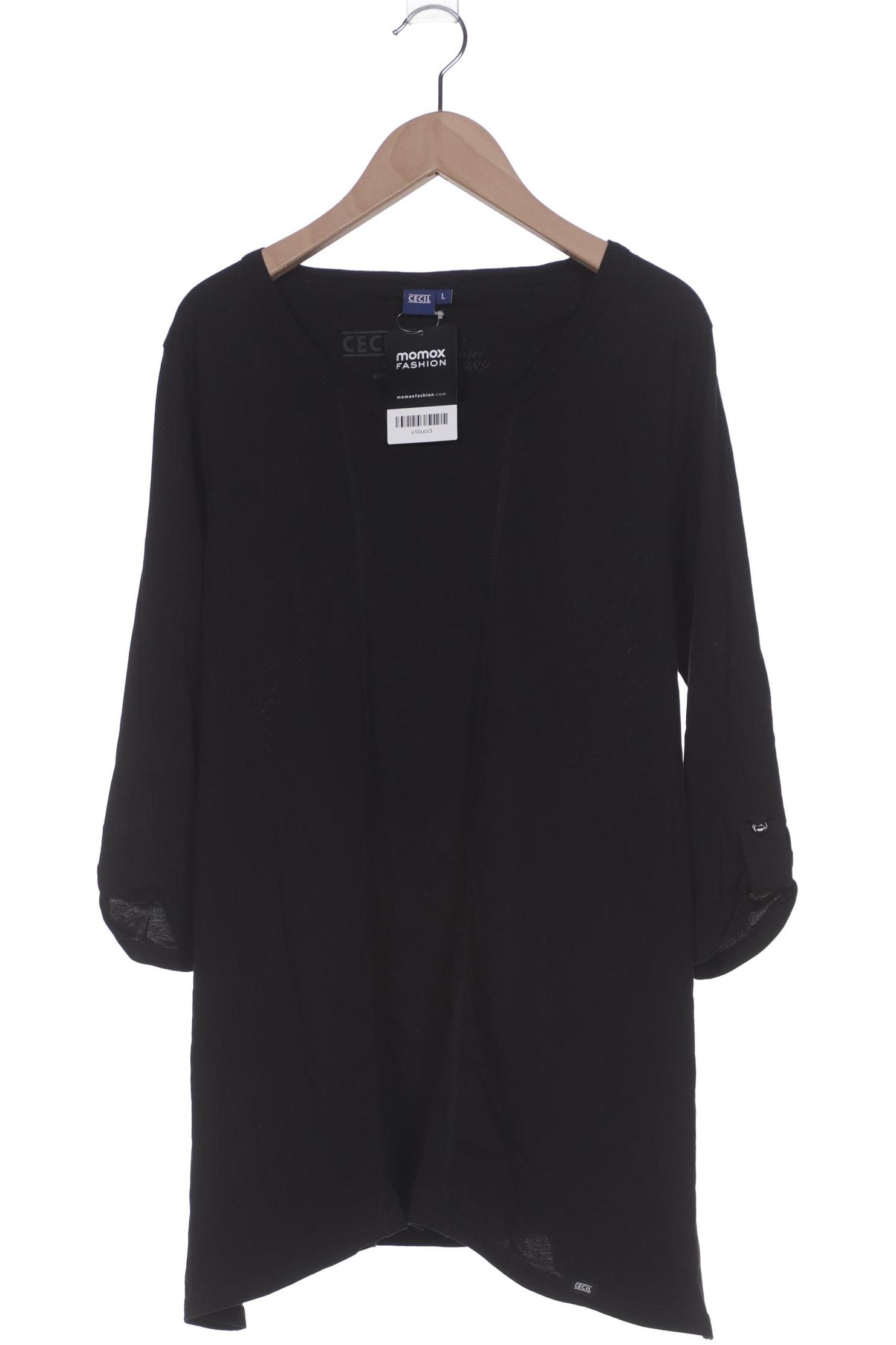

Cecil Damen Langarmshirt, schwarz, Gr. 42