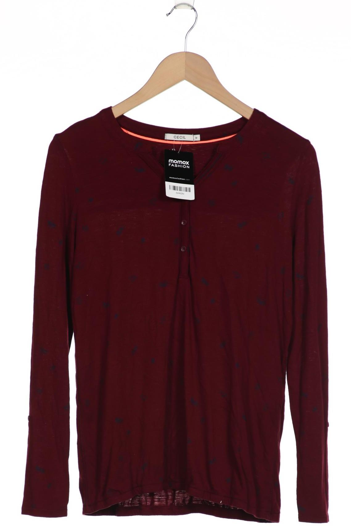 

CECIL Damen Langarmshirt, bordeaux