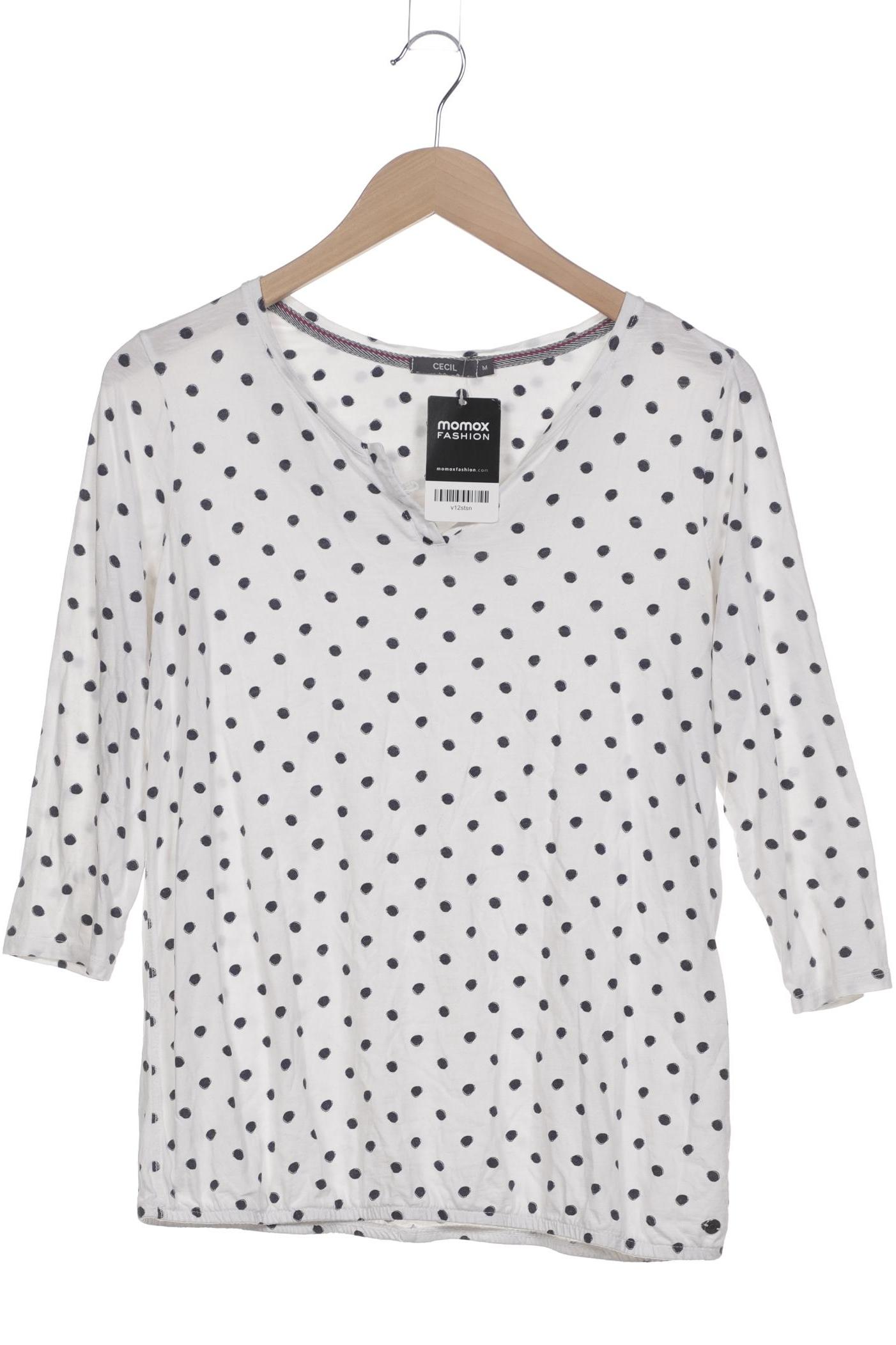 

Cecil Damen Langarmshirt, weiß, Gr. 38