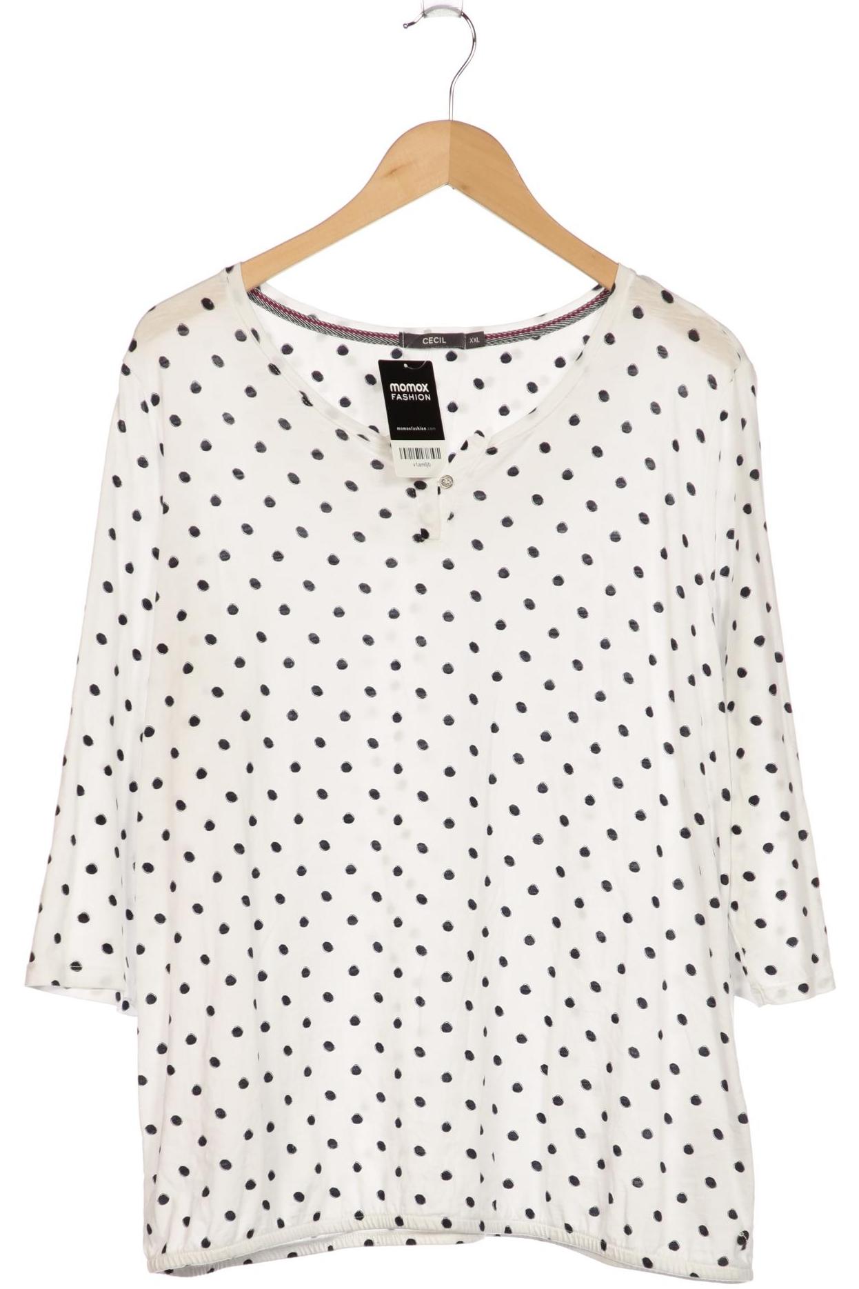 

Cecil Damen Langarmshirt, weiß, Gr. 46