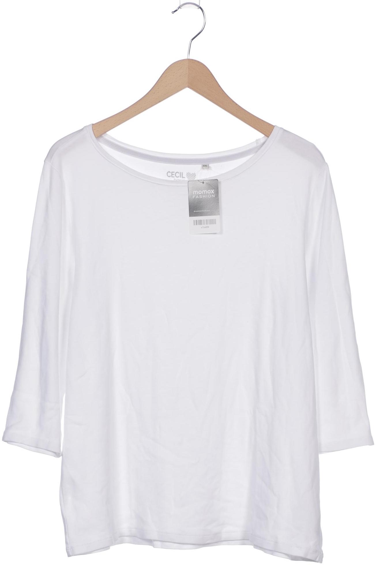 

Cecil Damen Langarmshirt, weiß, Gr. 46