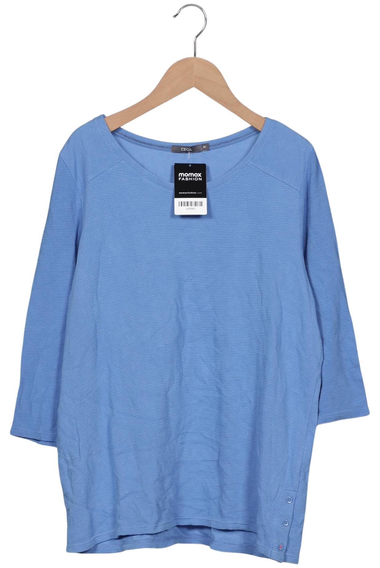 

Cecil Damen Langarmshirt, hellblau, Gr. 38
