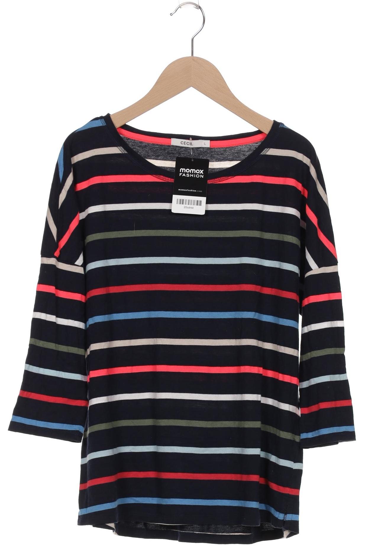 

Cecil Damen Langarmshirt, marineblau, Gr. 42