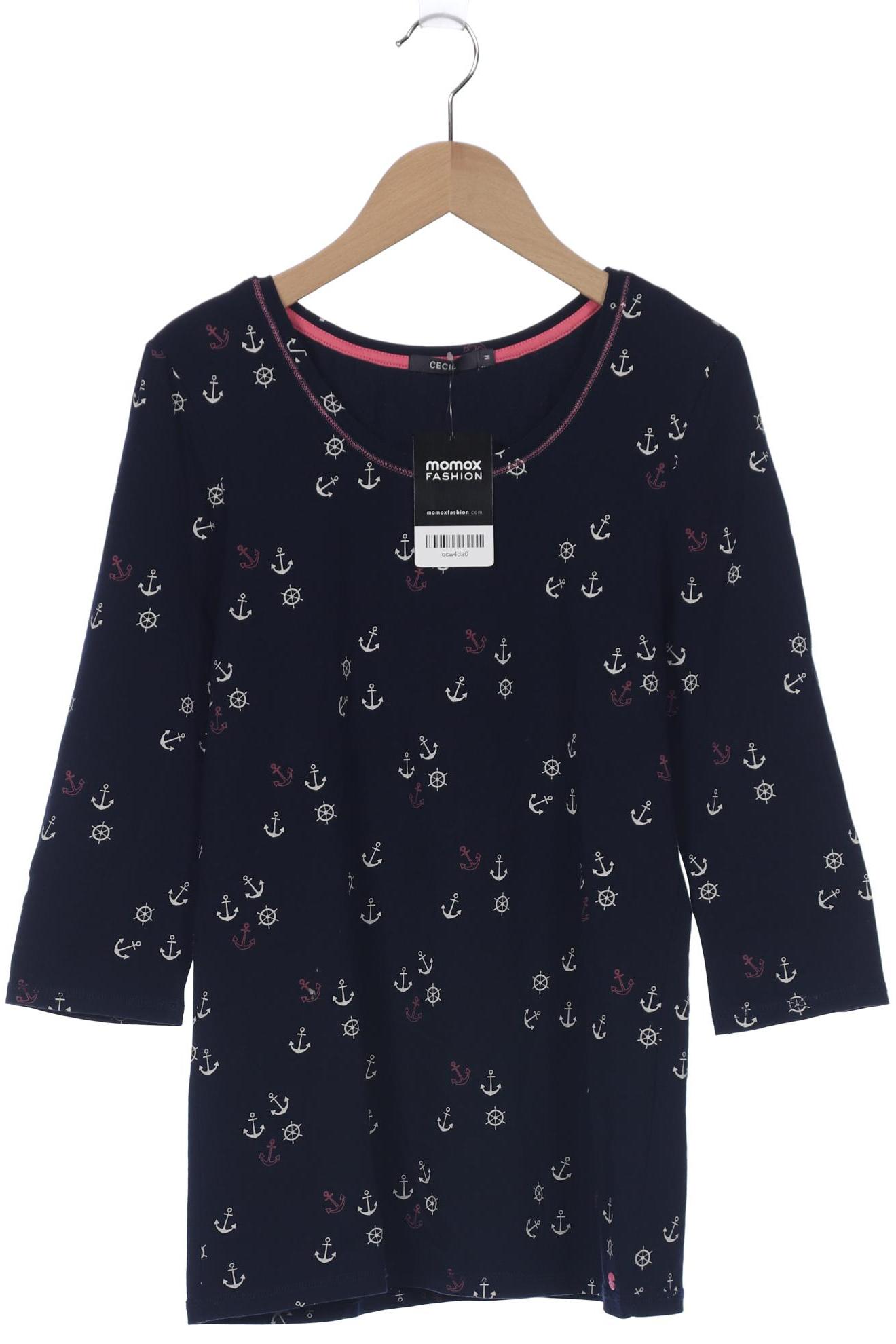 

CECIL Damen Langarmshirt, marineblau