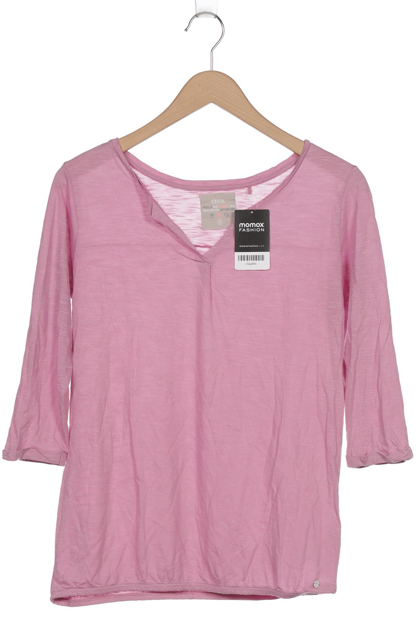 

Cecil Damen Langarmshirt, pink, Gr. 36