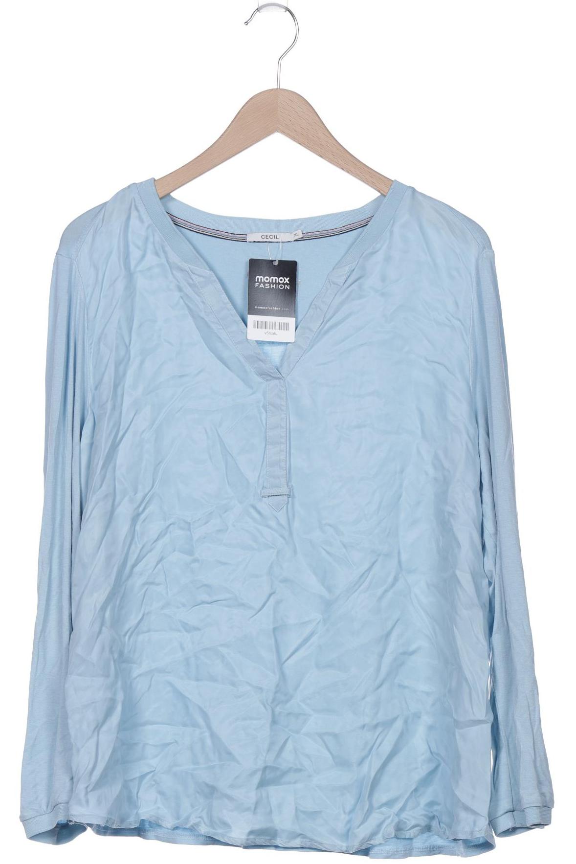 

Cecil Damen Langarmshirt, hellblau, Gr. 44